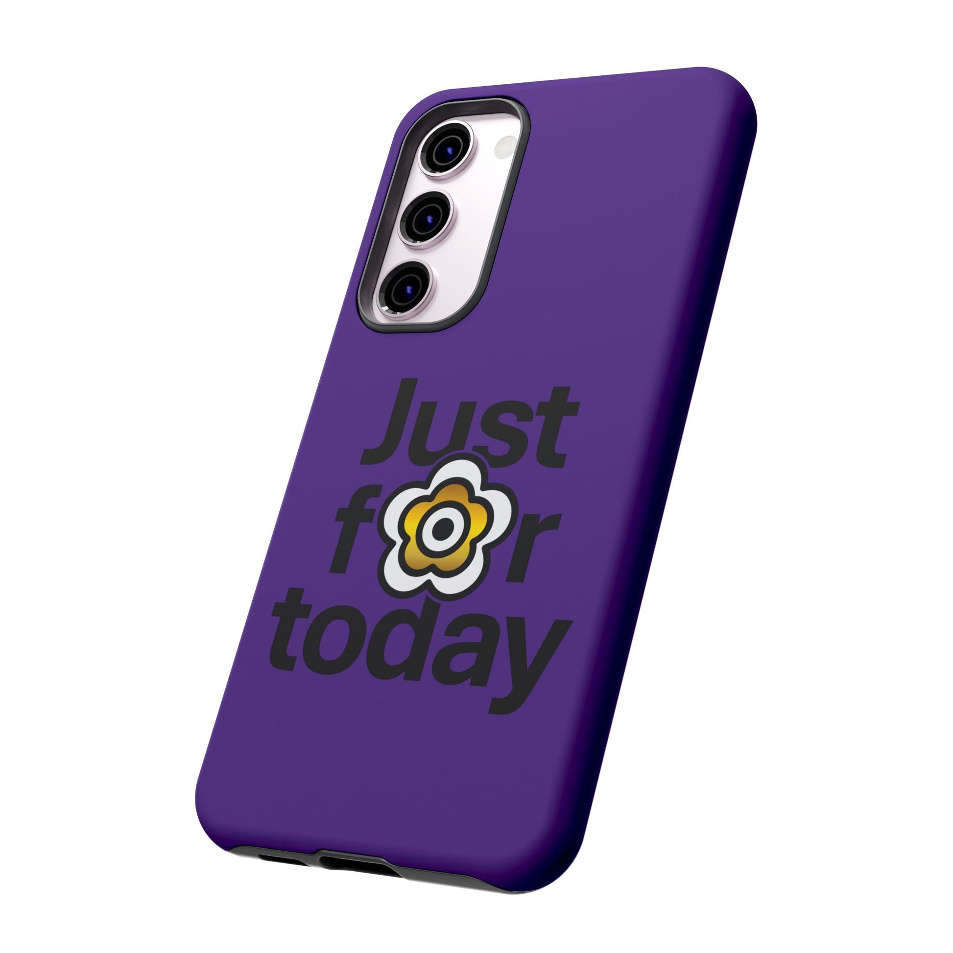 P🌺🌺P2Poppies Just for Today Samsung Phone Case – Inspirational Recovery Protection