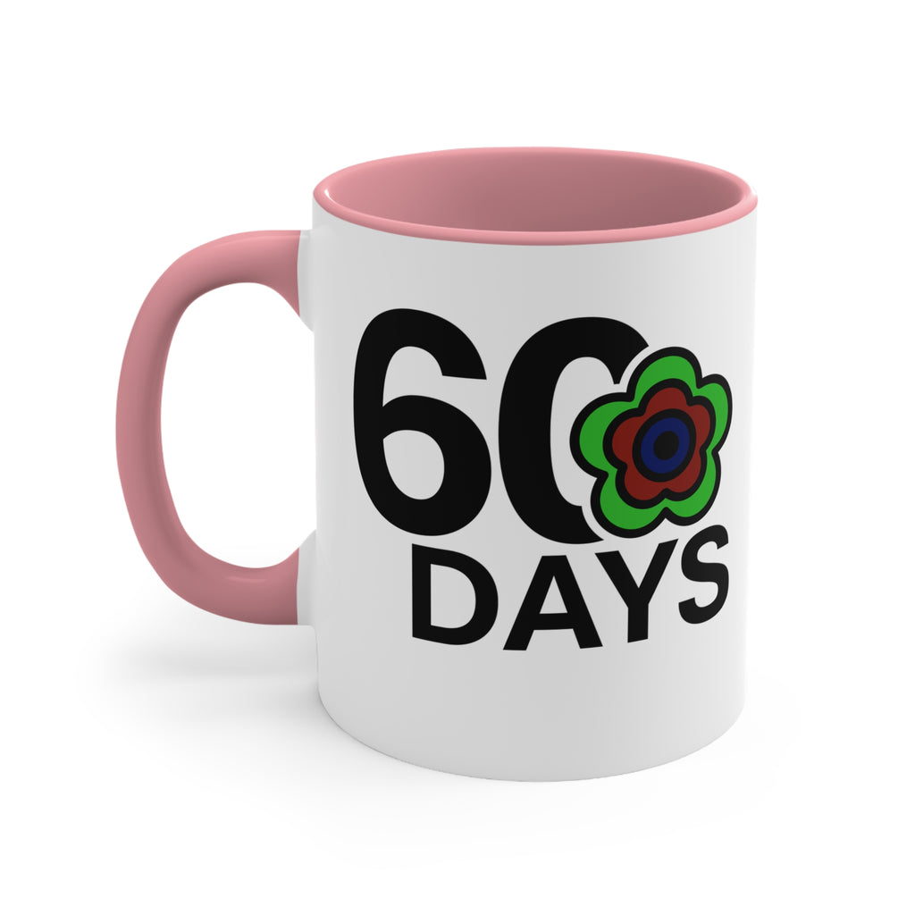 P🌺🌺P2Poppies 60 Days – Motivational Recovery Mug
