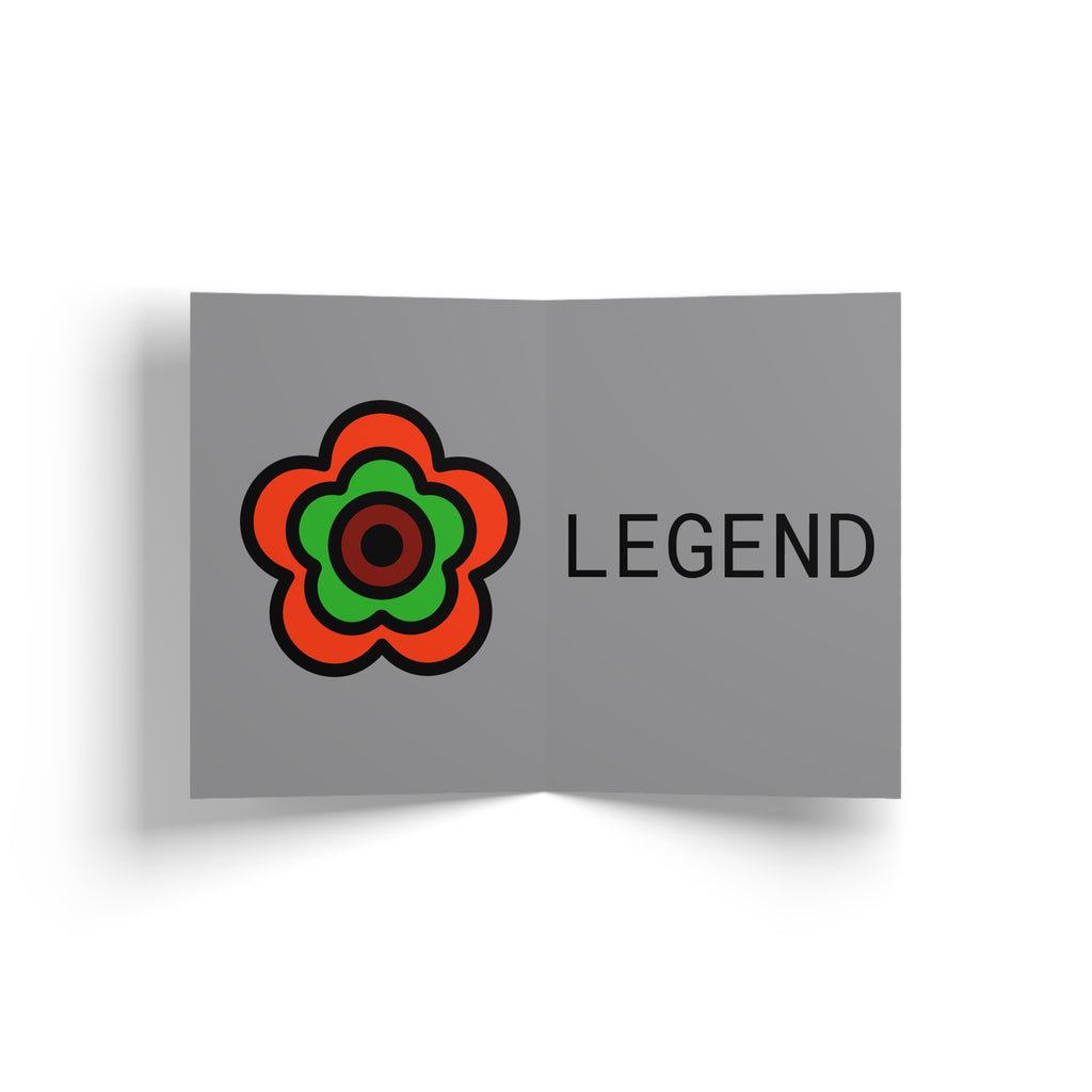 P🌺🌺P2Poppies 30 Days Milestone Greeting Card