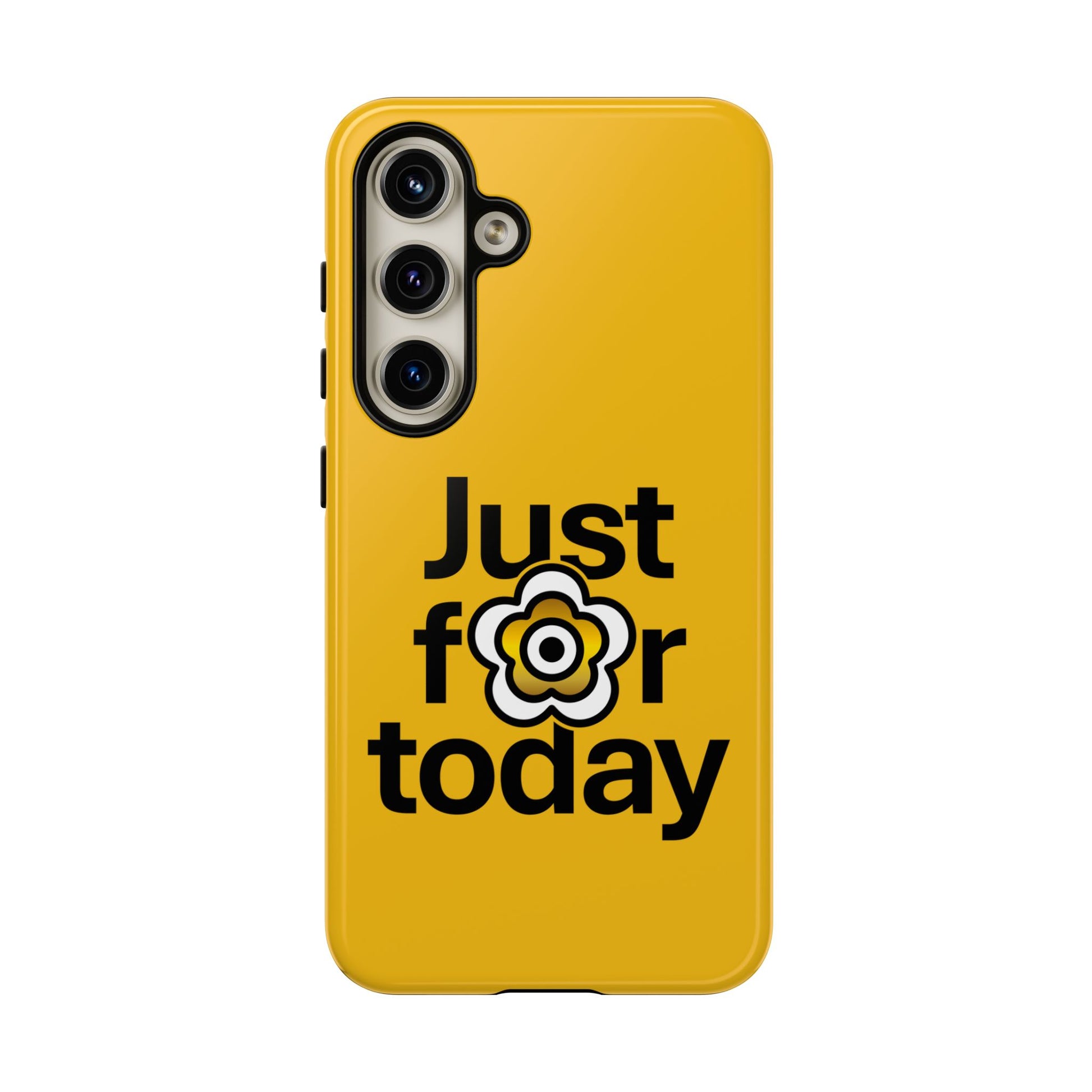 P🌺🌺P2Poppies Just for Today Samsung Phone Case – Inspirational Recovery Protection