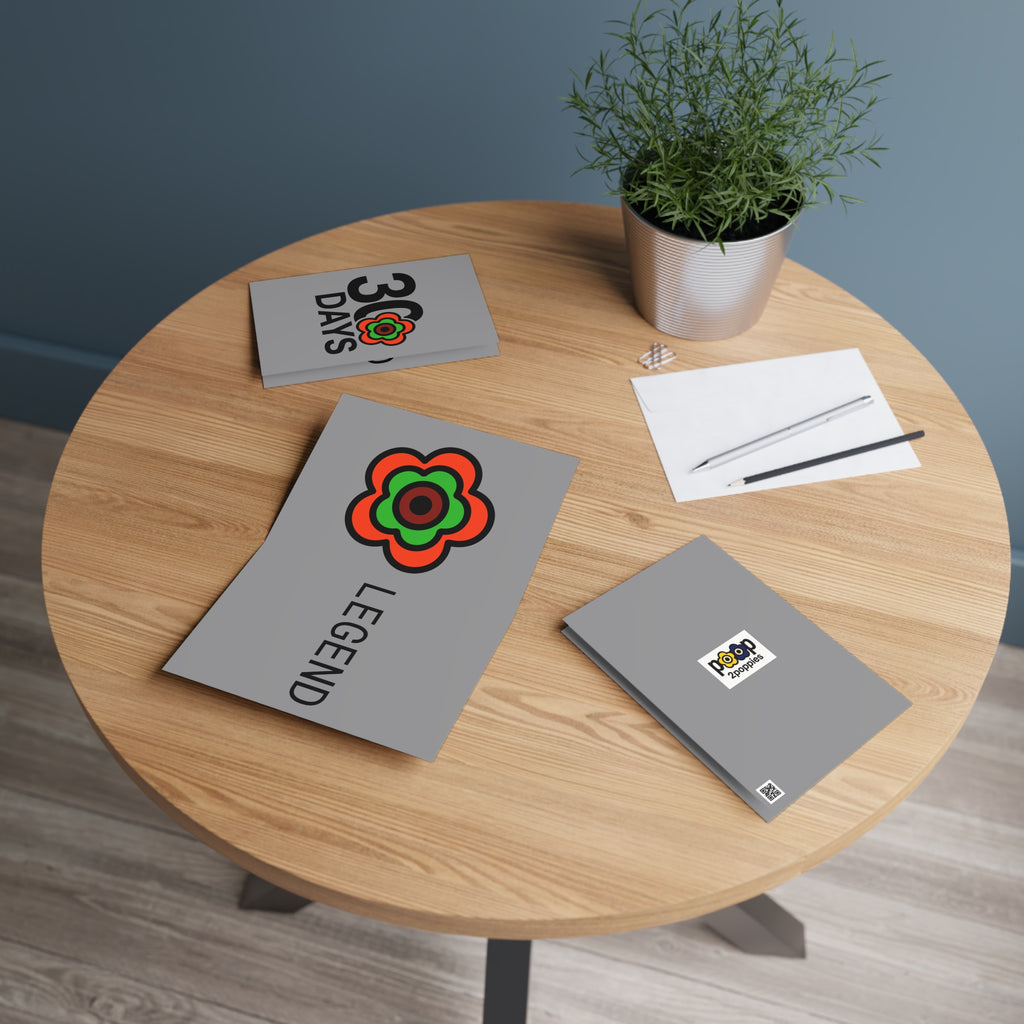 P🌺🌺P2Poppies 30 Days Milestone Greeting Card