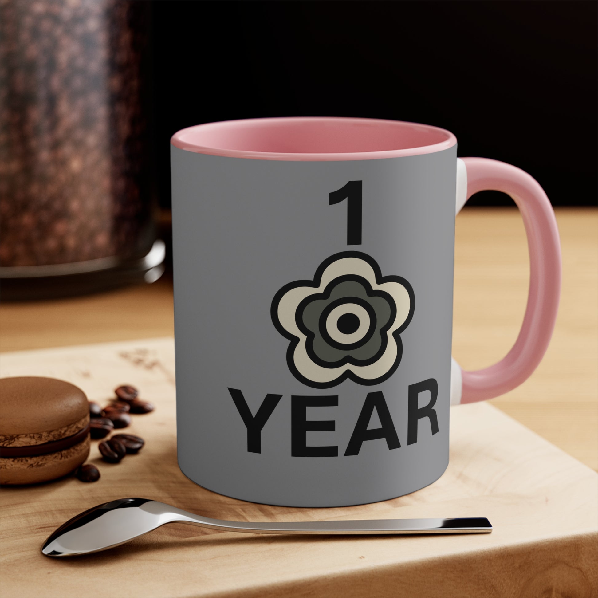 P🌺🌺P2Poppies 1 Year – Motivational Recovery Mug