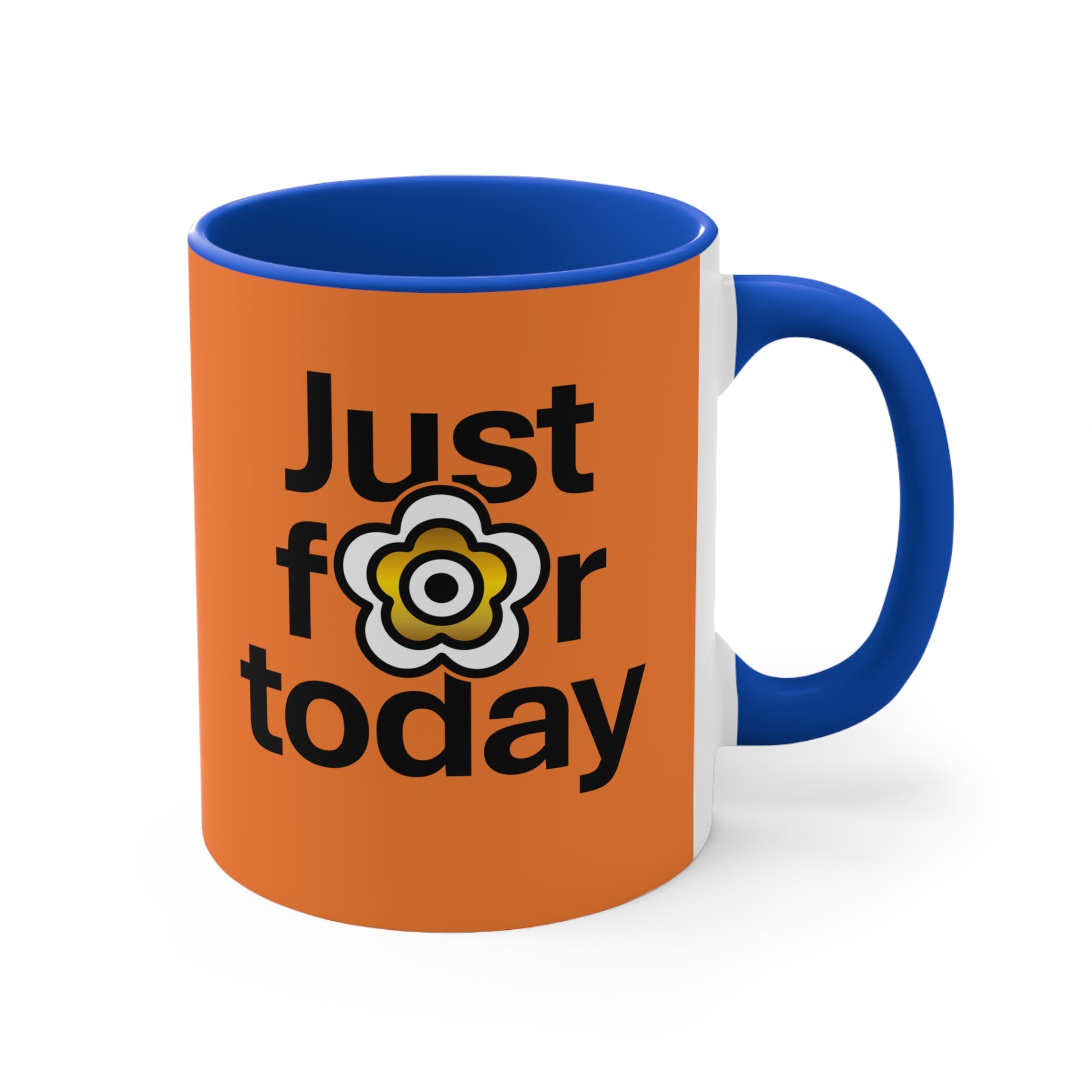 P🌺🌺P2Poppies Just for Today – Motivational Recovery Mug