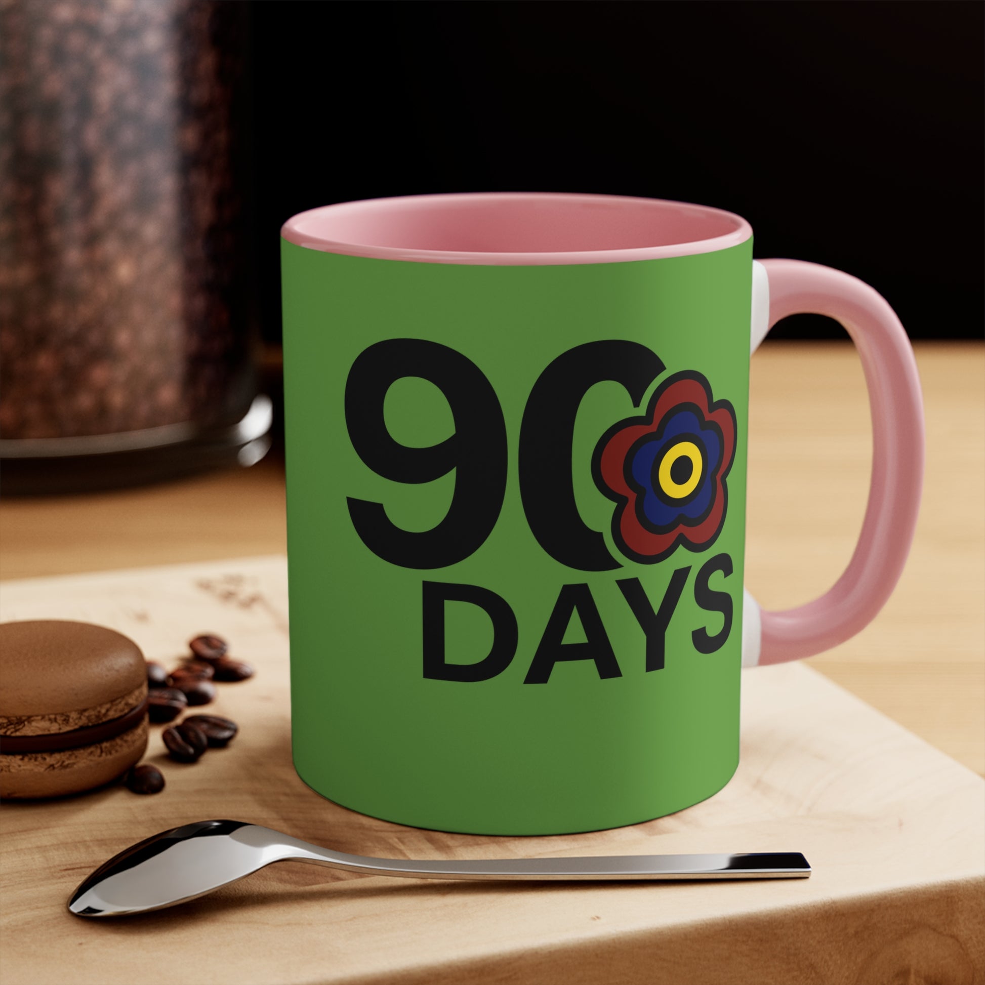 P🌺🌺P2Poppies 90 Days – Motivational Recovery Mug