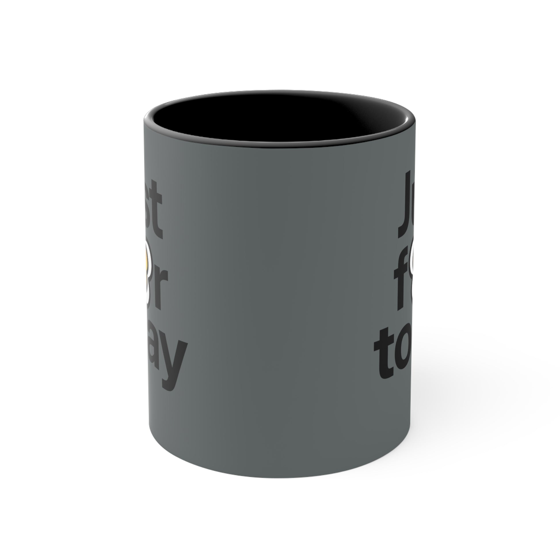 P🌺🌺P2Poppies Just for Today – Motivational Recovery Mug