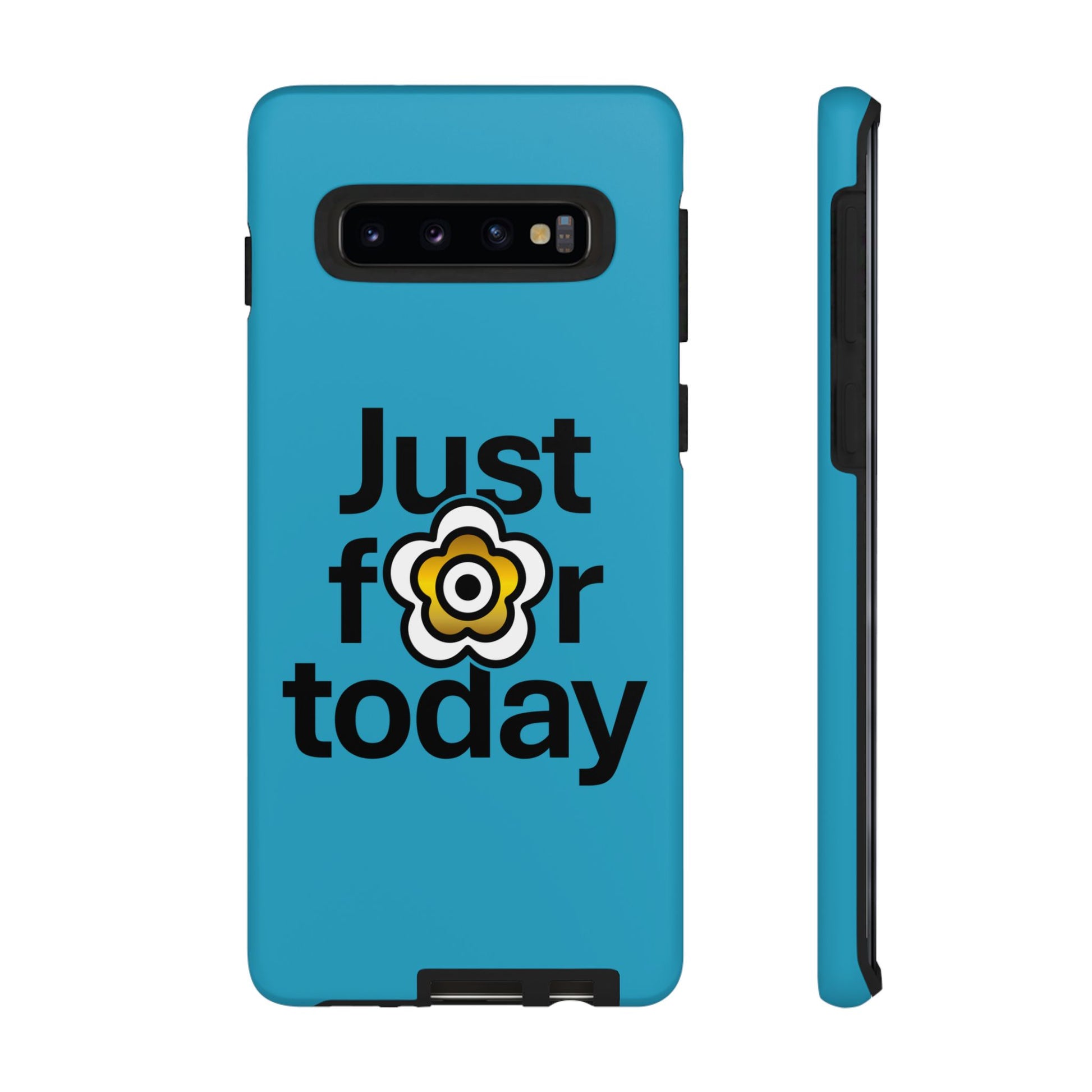 P🌺🌺P2Poppies Just for Today Samsung Phone Case – Inspirational Recovery Protection