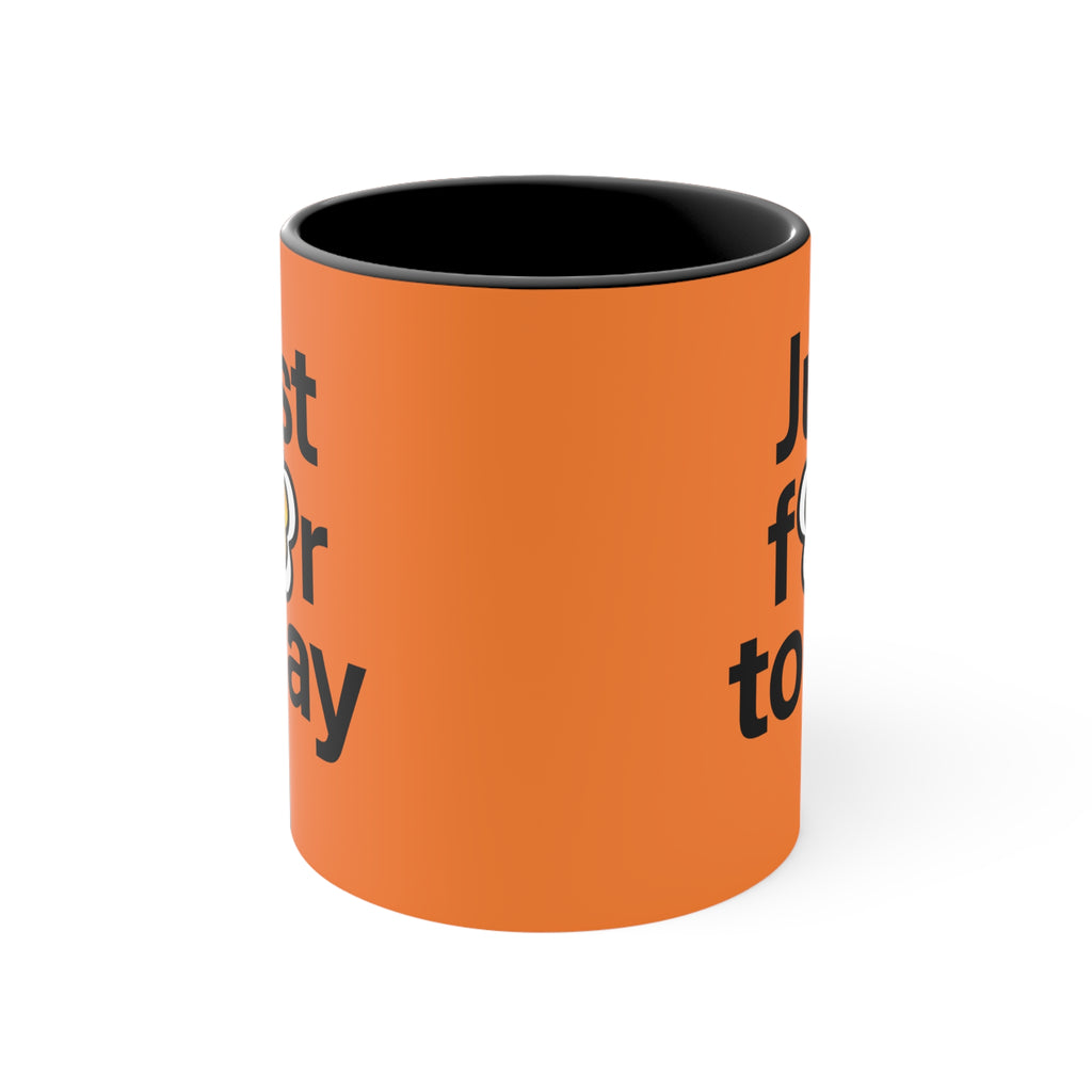 P🌺🌺P2Poppies Just for Today – Motivational Recovery Mug