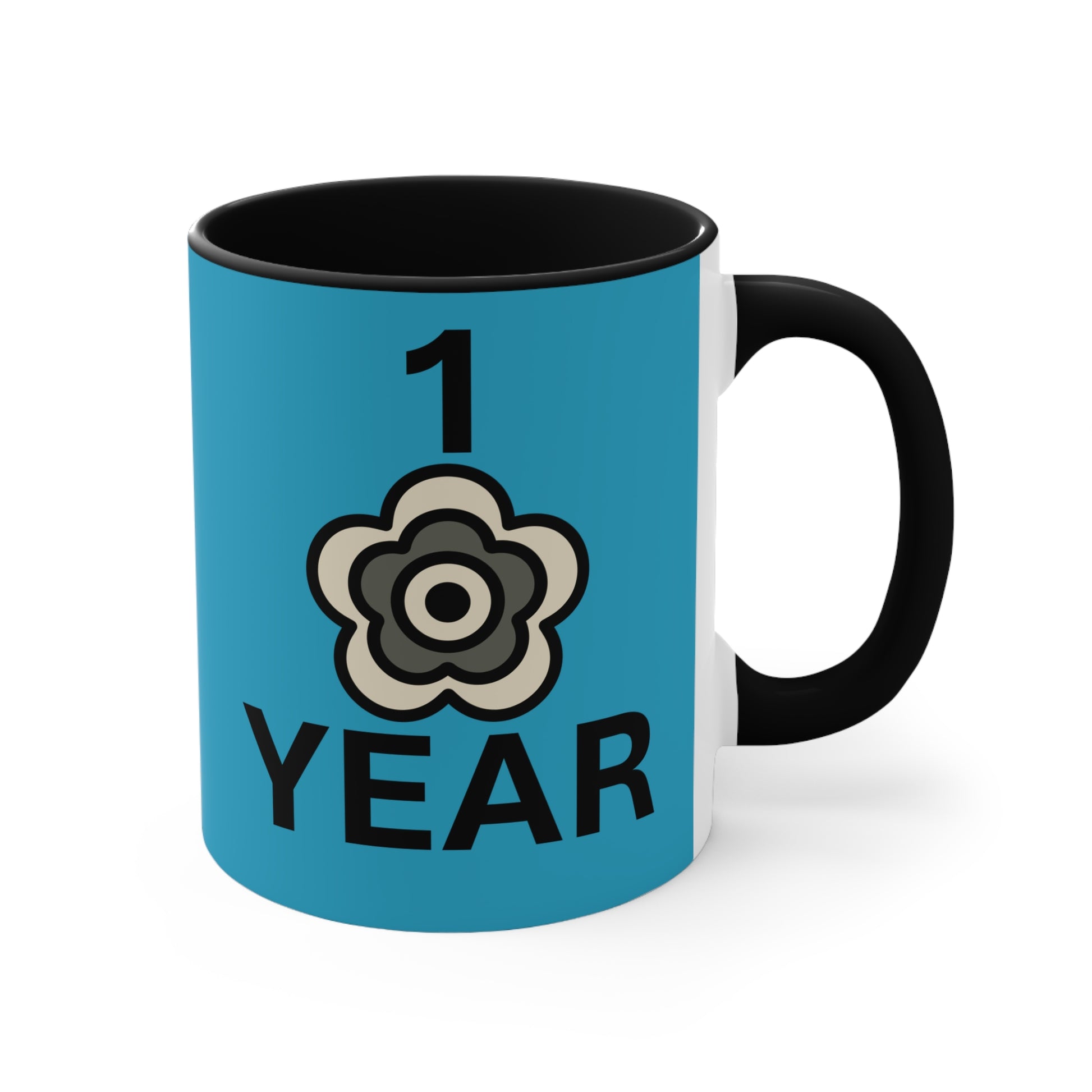 P🌺🌺P2Poppies 1 Year – Motivational Recovery Mug