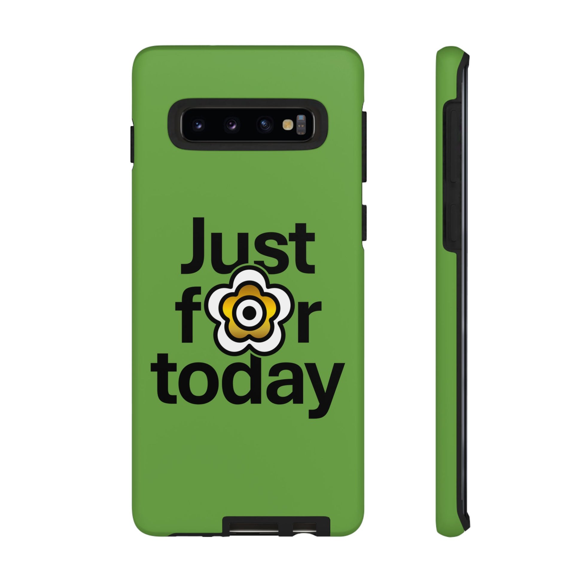 P🌺🌺P2Poppies Just for Today Samsung Phone Case – Inspirational Recovery Protection