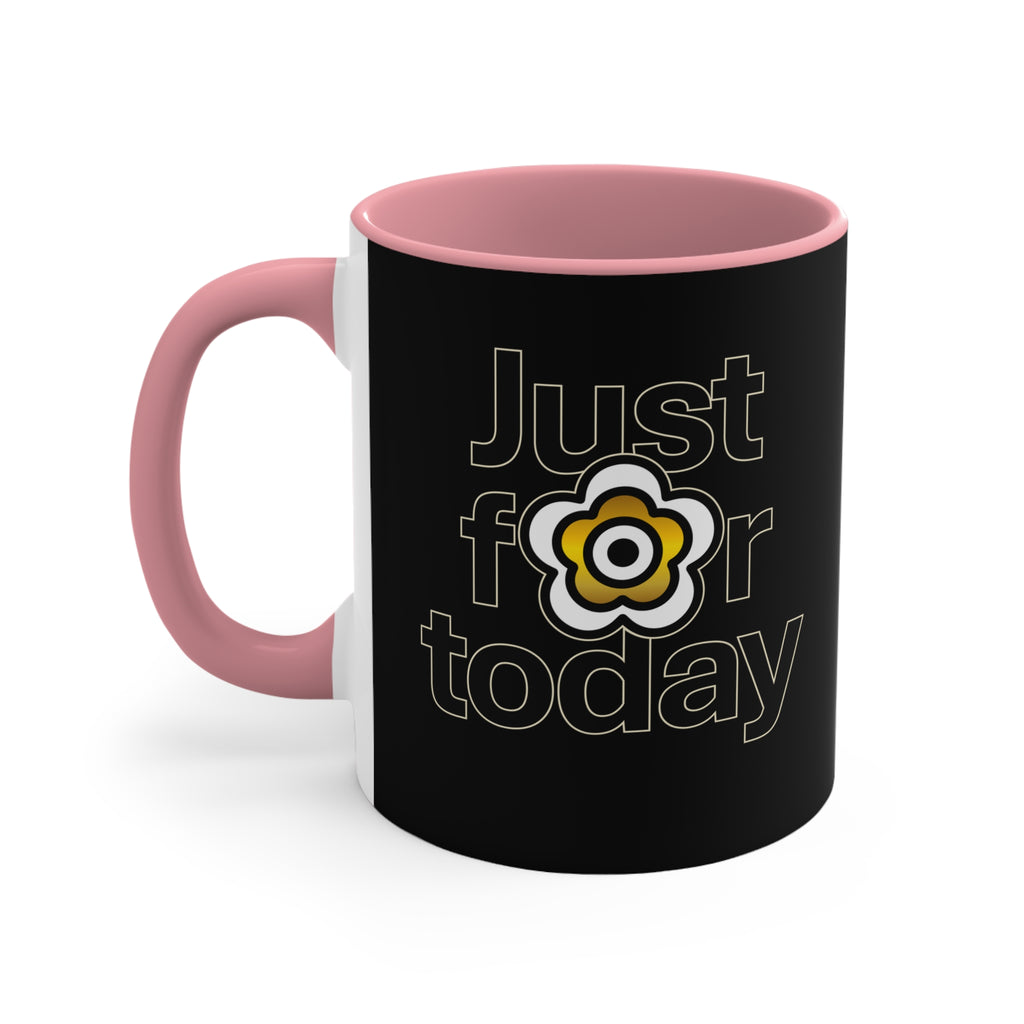 P🌺🌺P2Poppies Just for Today – Motivational Recovery Mug