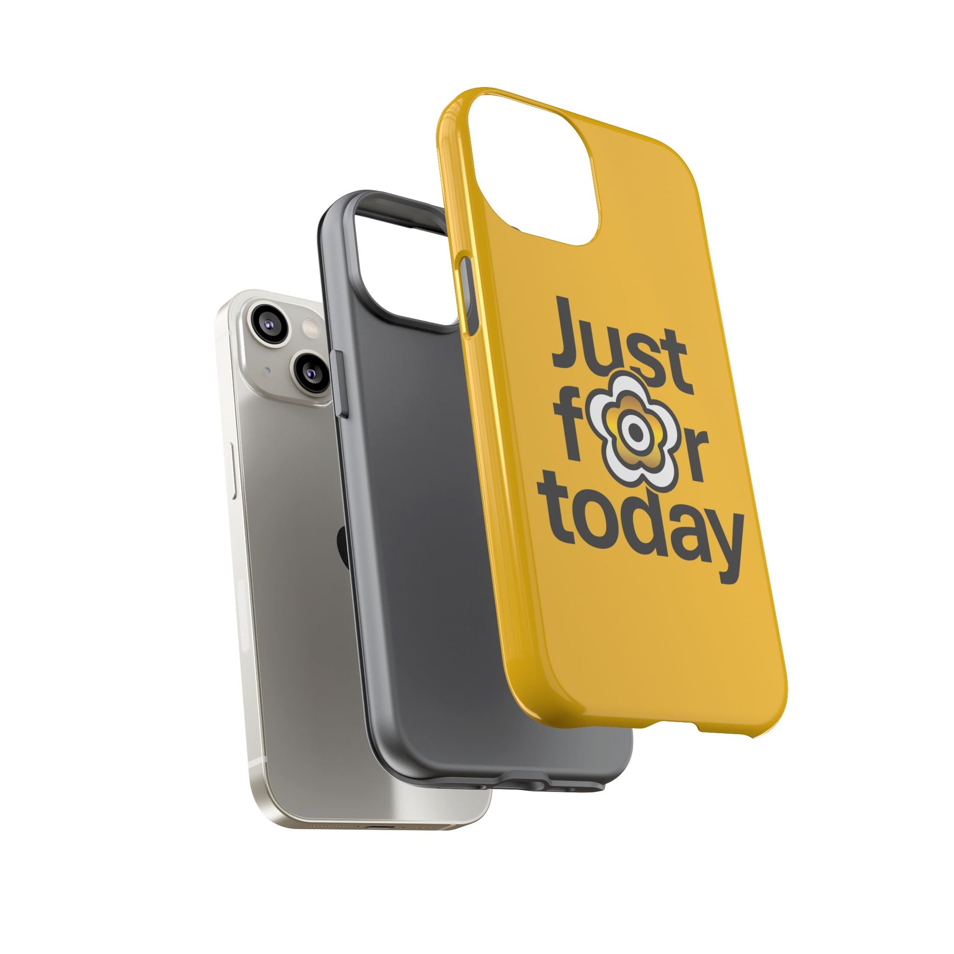 P🌺🌺P2Poppies Just for Today i-Phone Case – Inspirational Recovery Protection