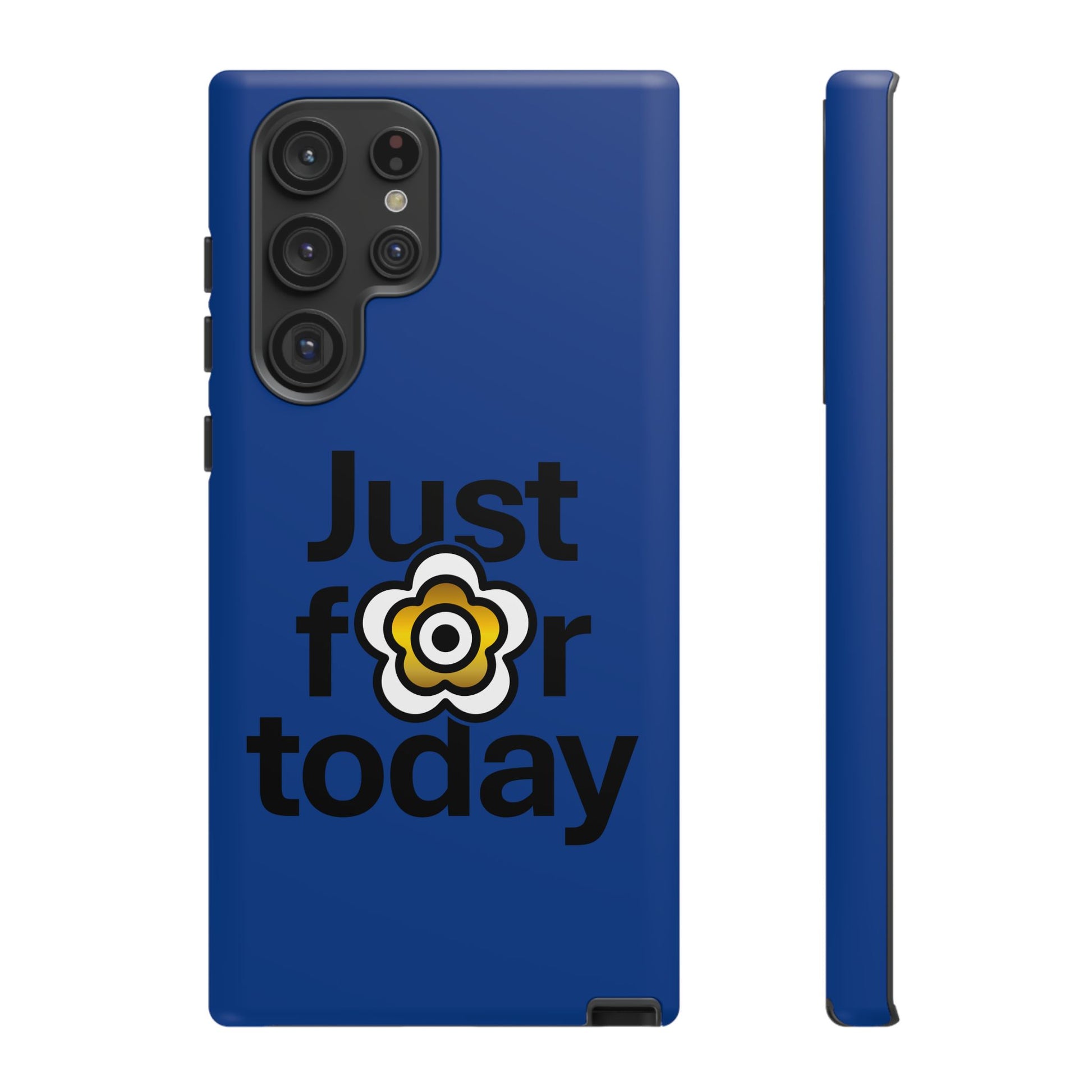 P🌺🌺P2Poppies Just for Today Samsung Phone Case – Inspirational Recovery Protection