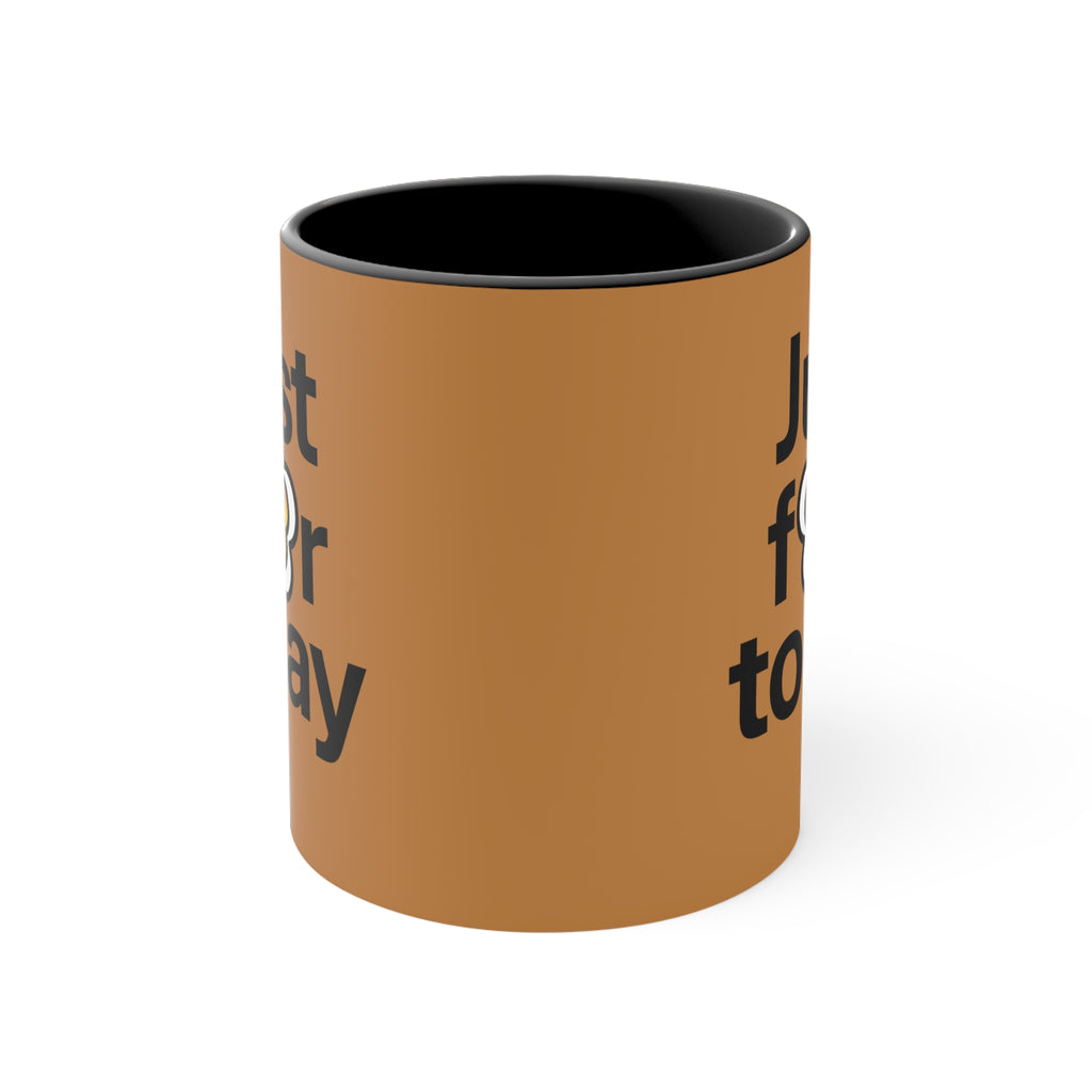 P🌺🌺P2Poppies Just for Today – Motivational Recovery Mug