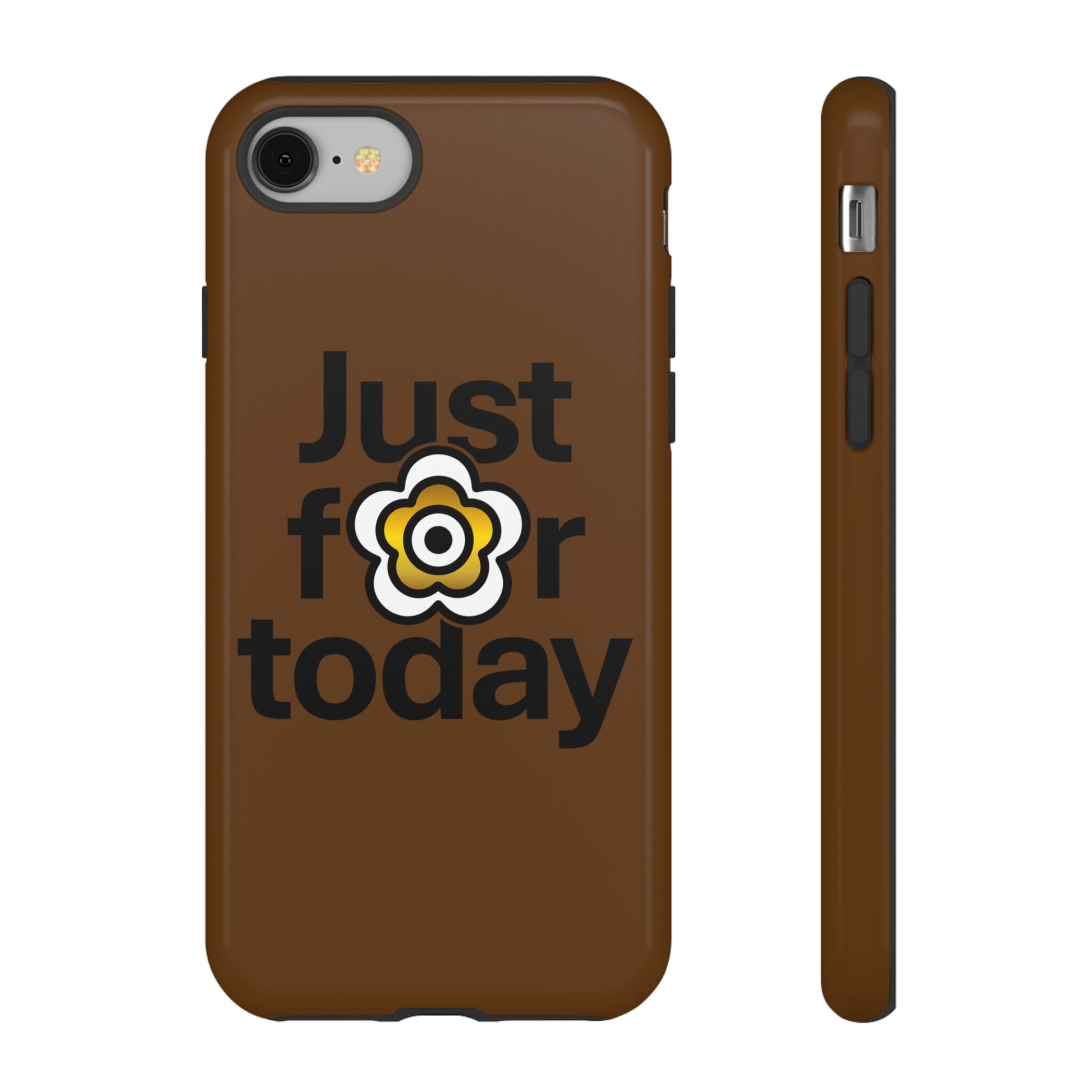 P🌺🌺P2Poppies Just for Today i-Phone Case – Inspirational Recovery Protection