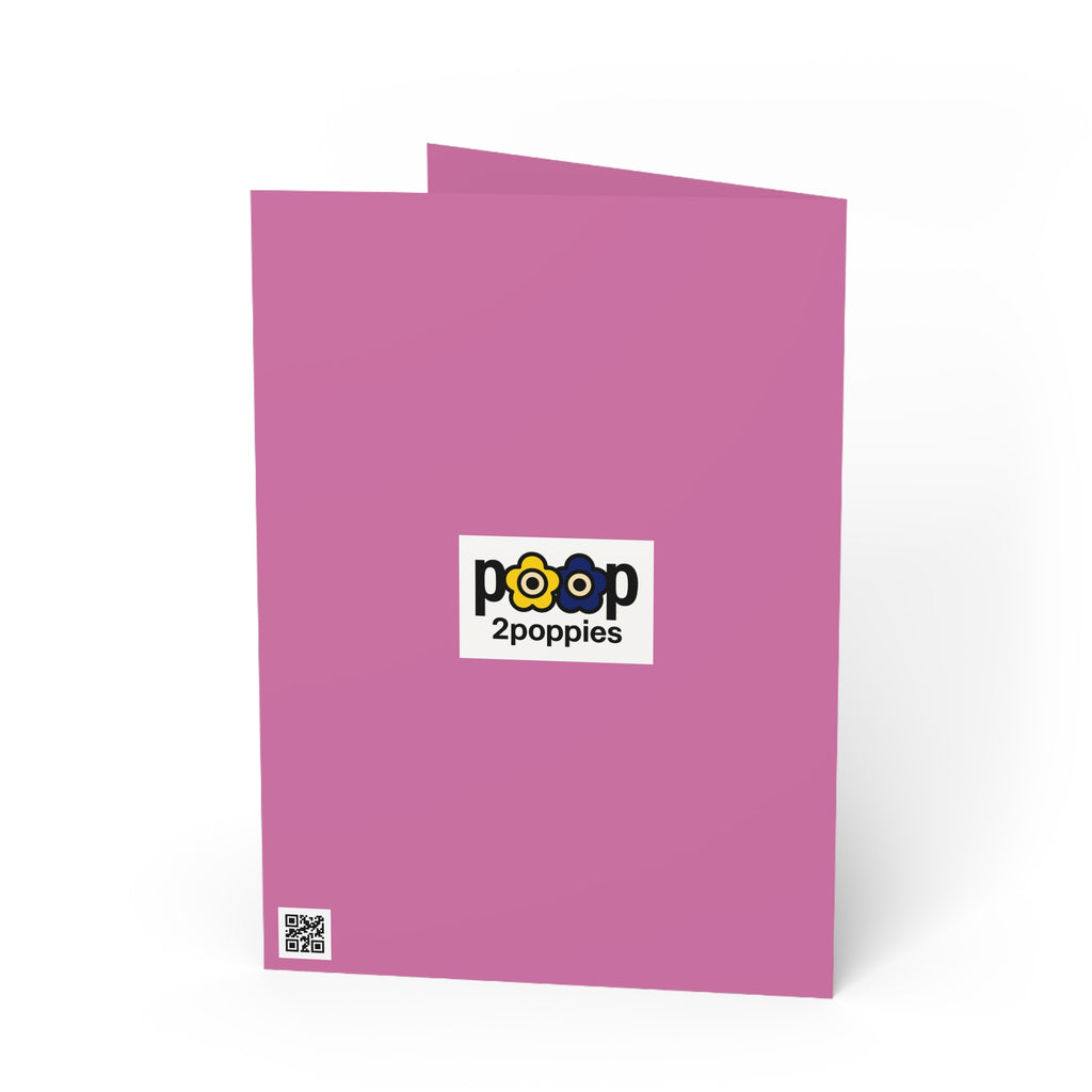 P🌺🌺P2Poppies 1 Year Milestone Greeting Card