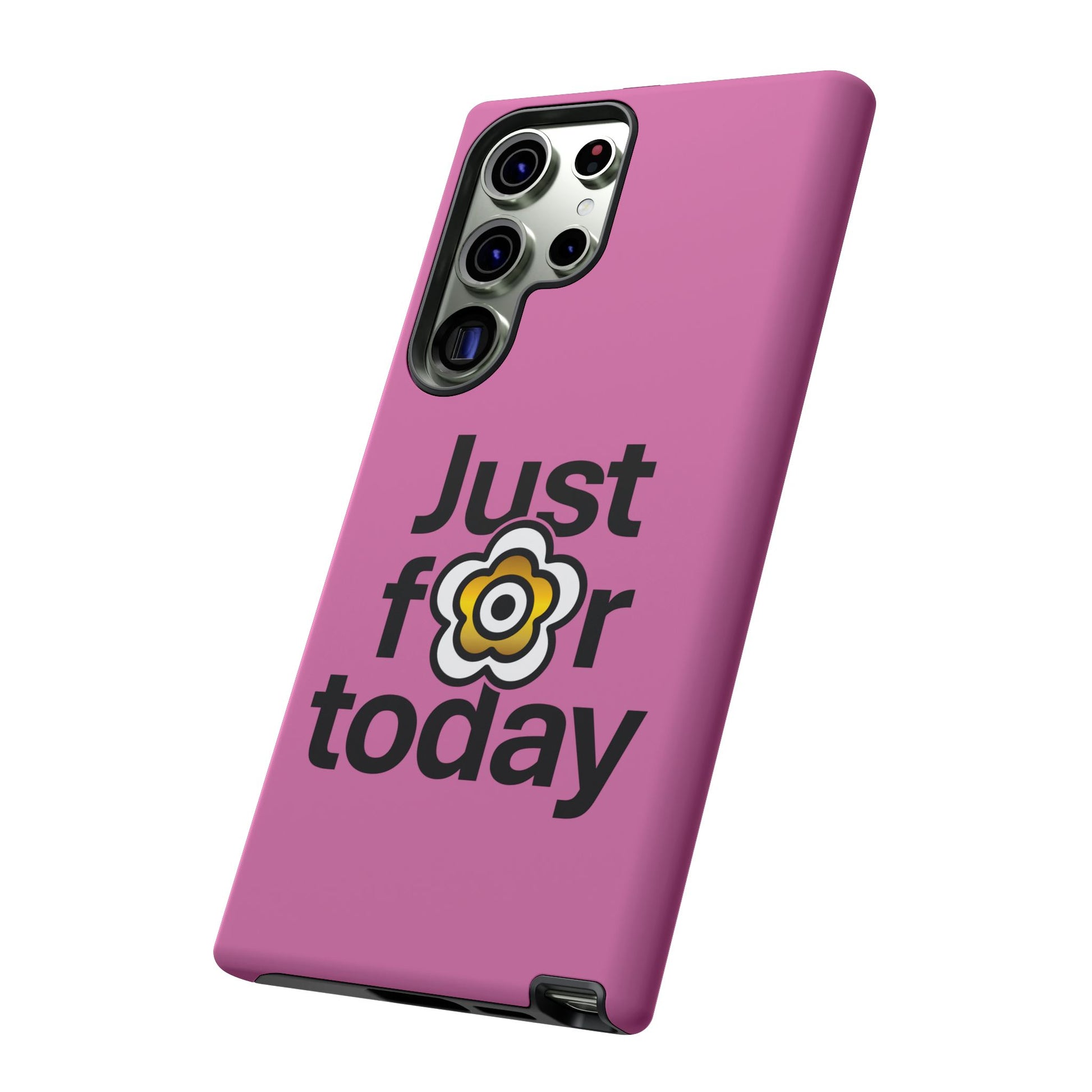 P🌺🌺P2Poppies Just for Today Samsung Phone Case – Inspirational Recovery Protection