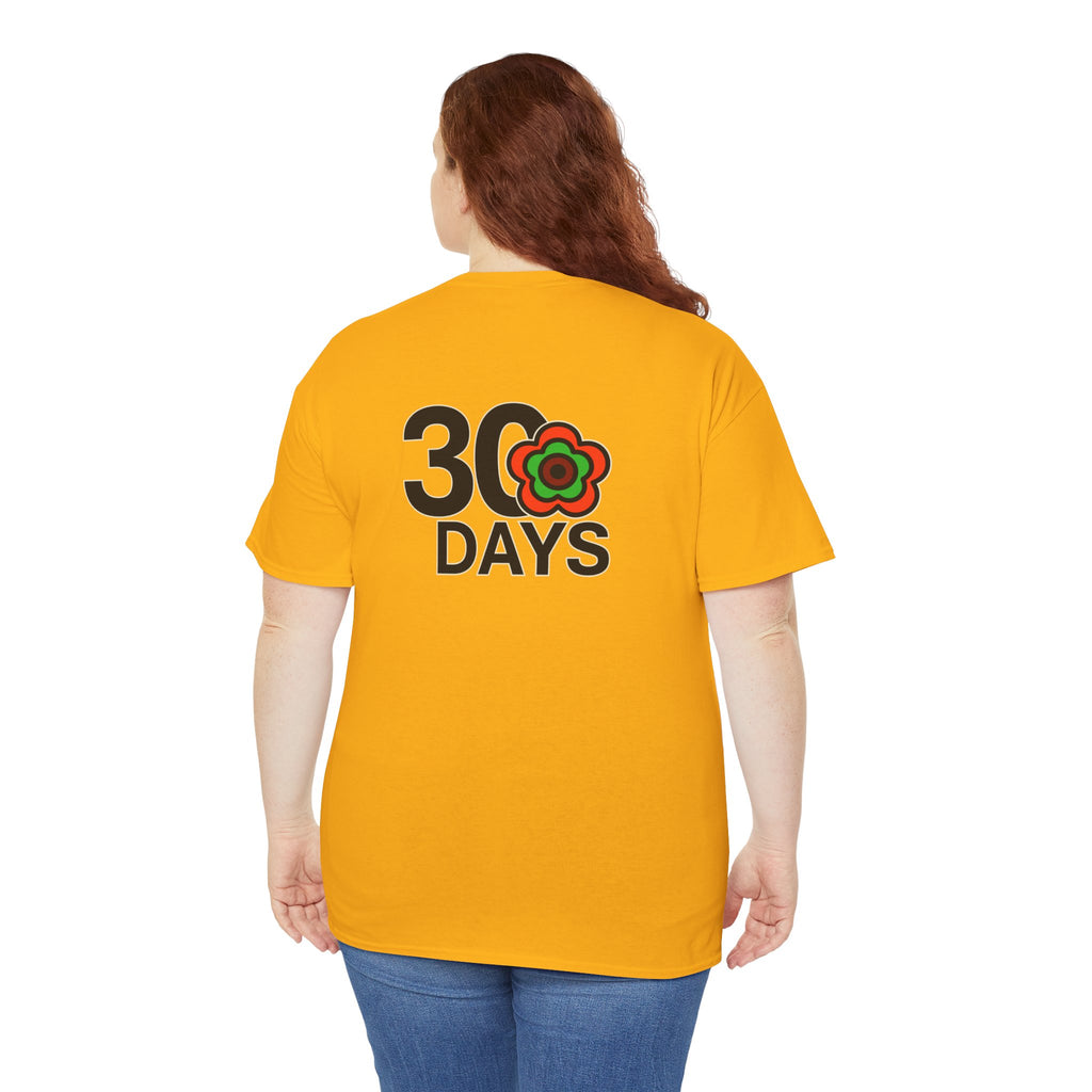 P🌺🌺P2Poppies 30 Days Sober – Motivational Recovery T-Shirt