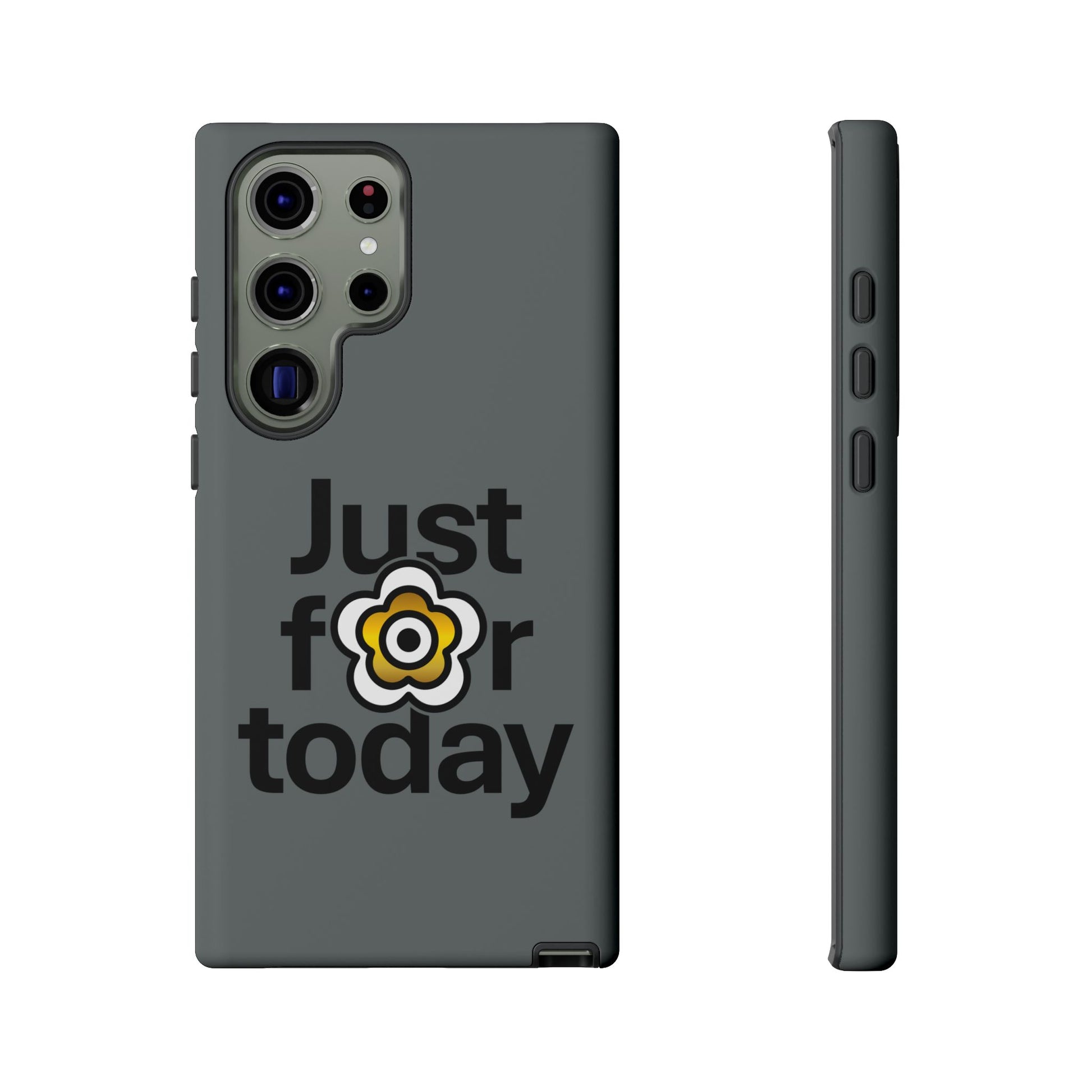 P🌺🌺P2Poppies Just for Today Samsung Phone Case – Inspirational Recovery Protection