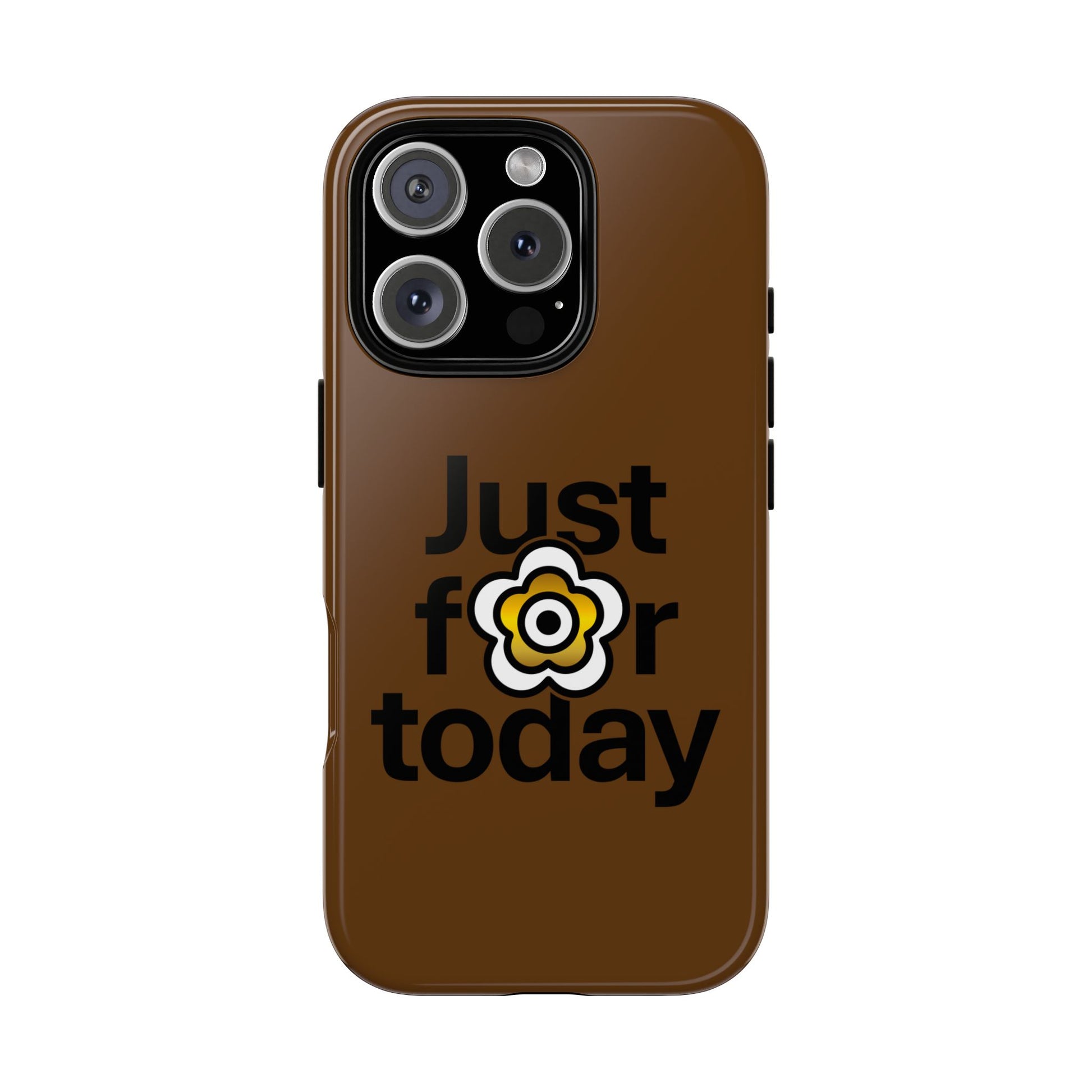 P🌺🌺P2Poppies Just for Today i-Phone Case – Inspirational Recovery Protection