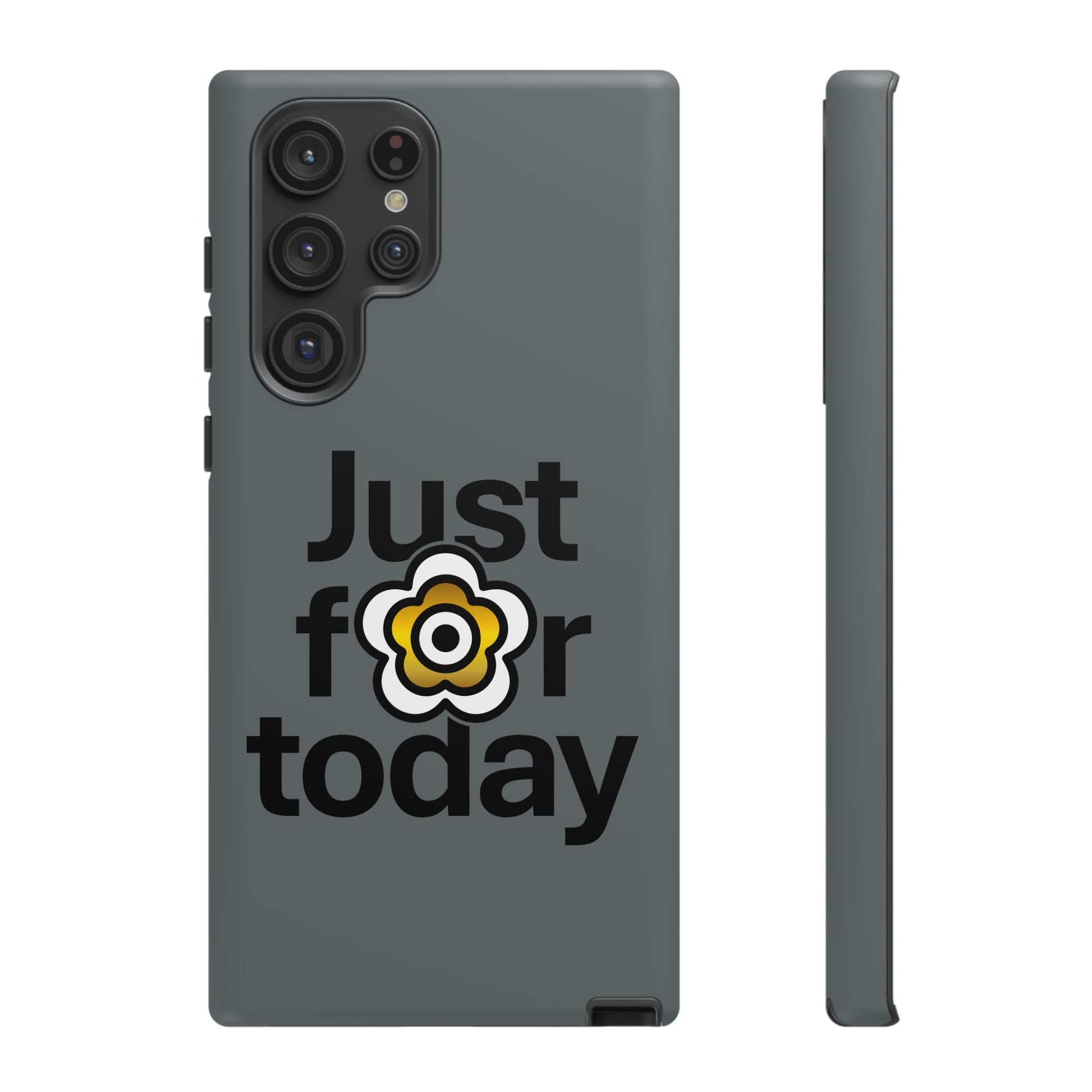 P🌺🌺P2Poppies Just for Today Samsung Phone Case – Inspirational Recovery Protection