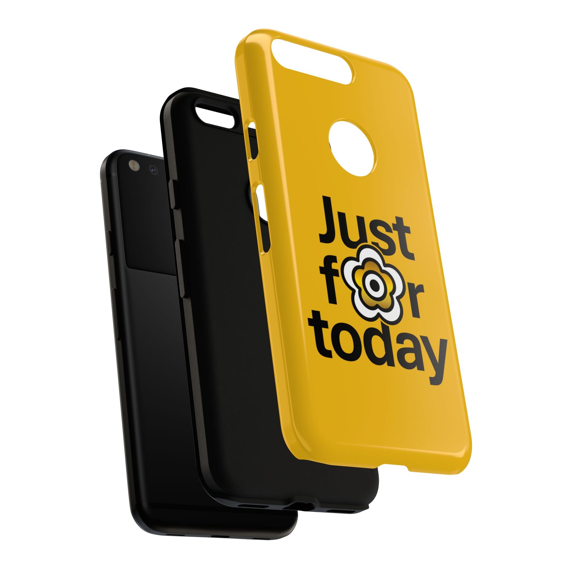 P🌺🌺P2Poppies Just for Today Google Phone Case – Inspirational Recovery Protection