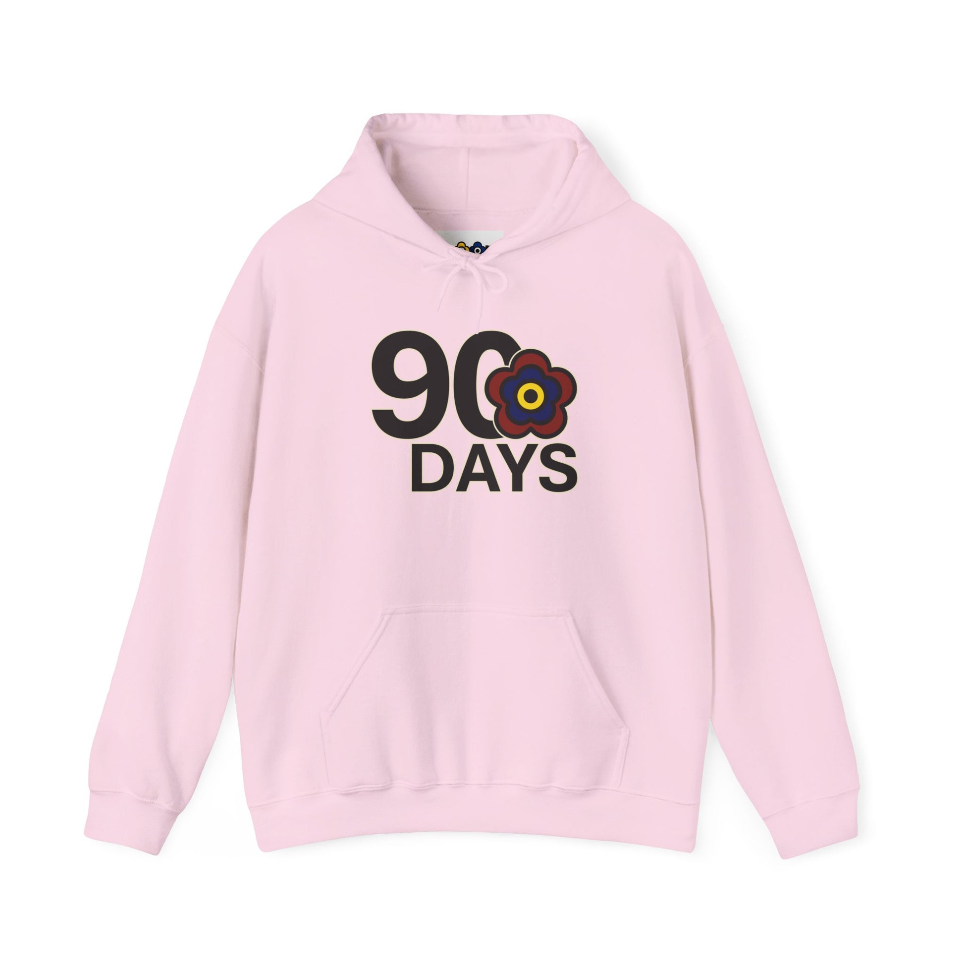 P🌺🌺P2Poppies 90 Days Sober Hoodie – Recovery Milestone Sweatshirt