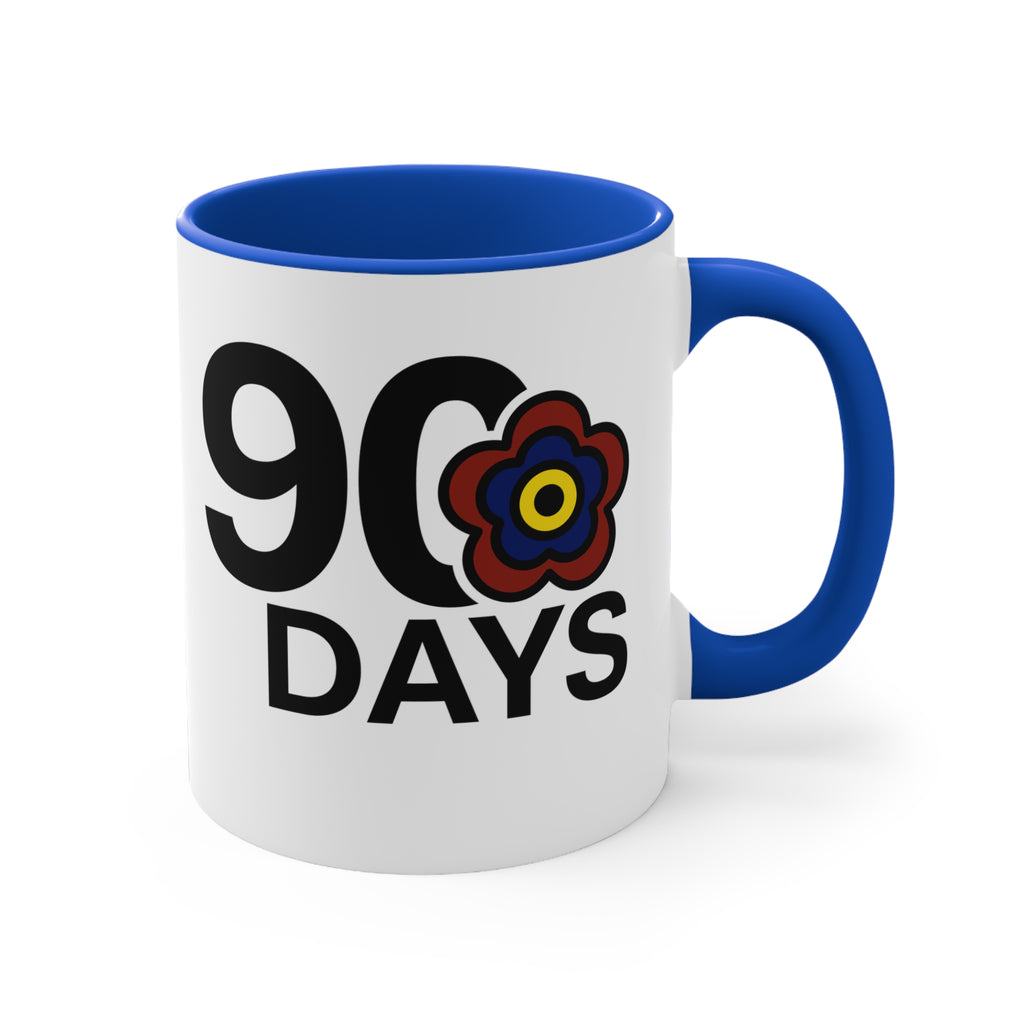 P🌺🌺P2Poppies 90 Days – Motivational Recovery Mug