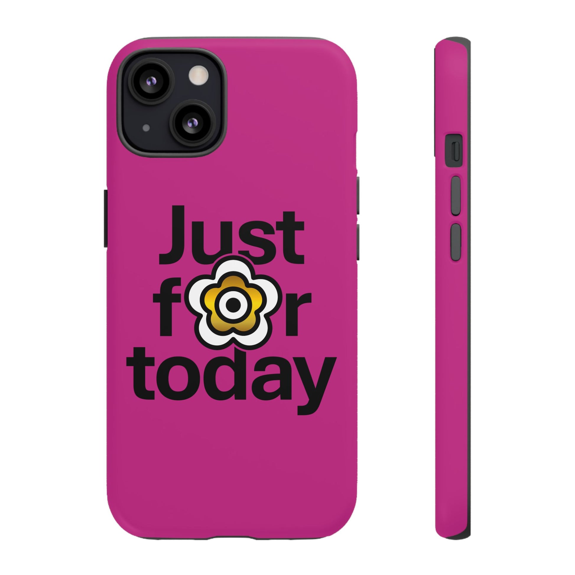 P🌺🌺P2Poppies Just for Today i-Phone Case – Inspirational Recovery Protection