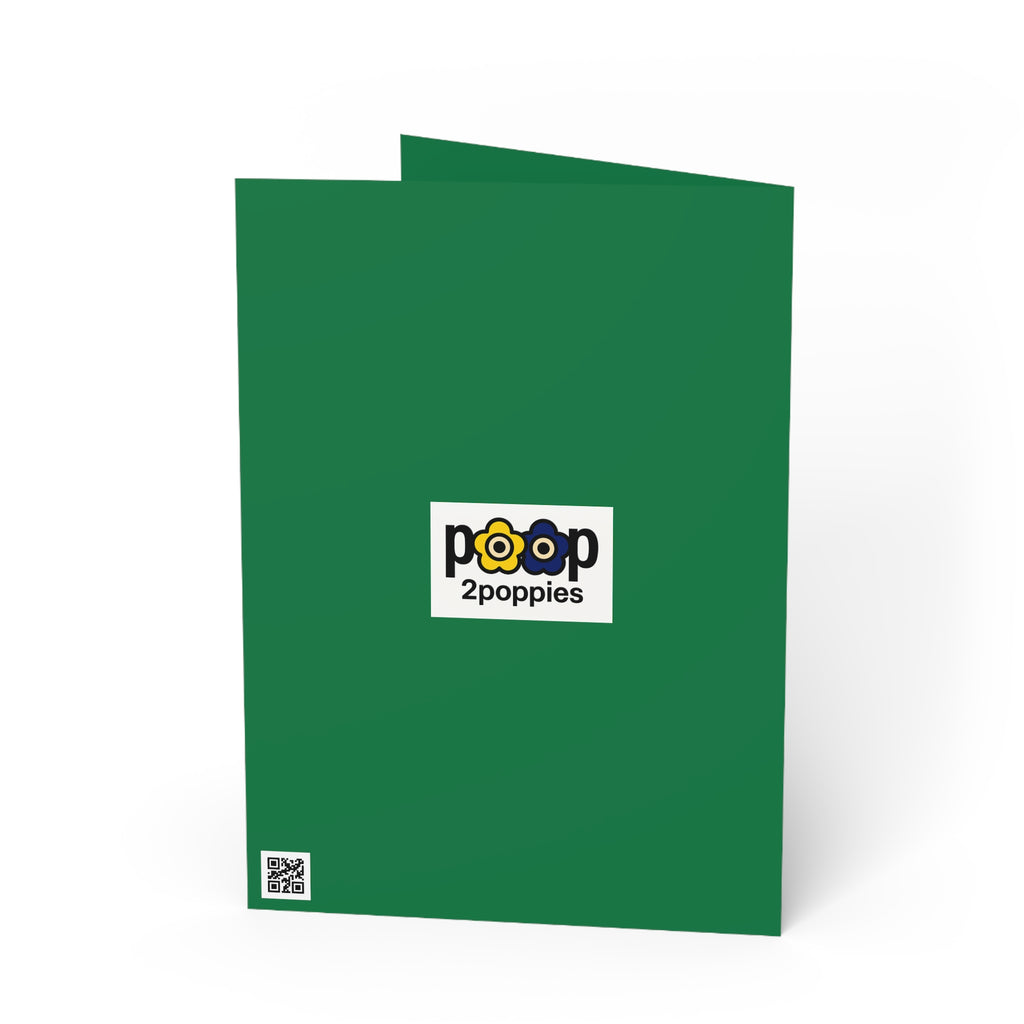 P🌺🌺P2Poppies 30 Days Milestone Greeting Card