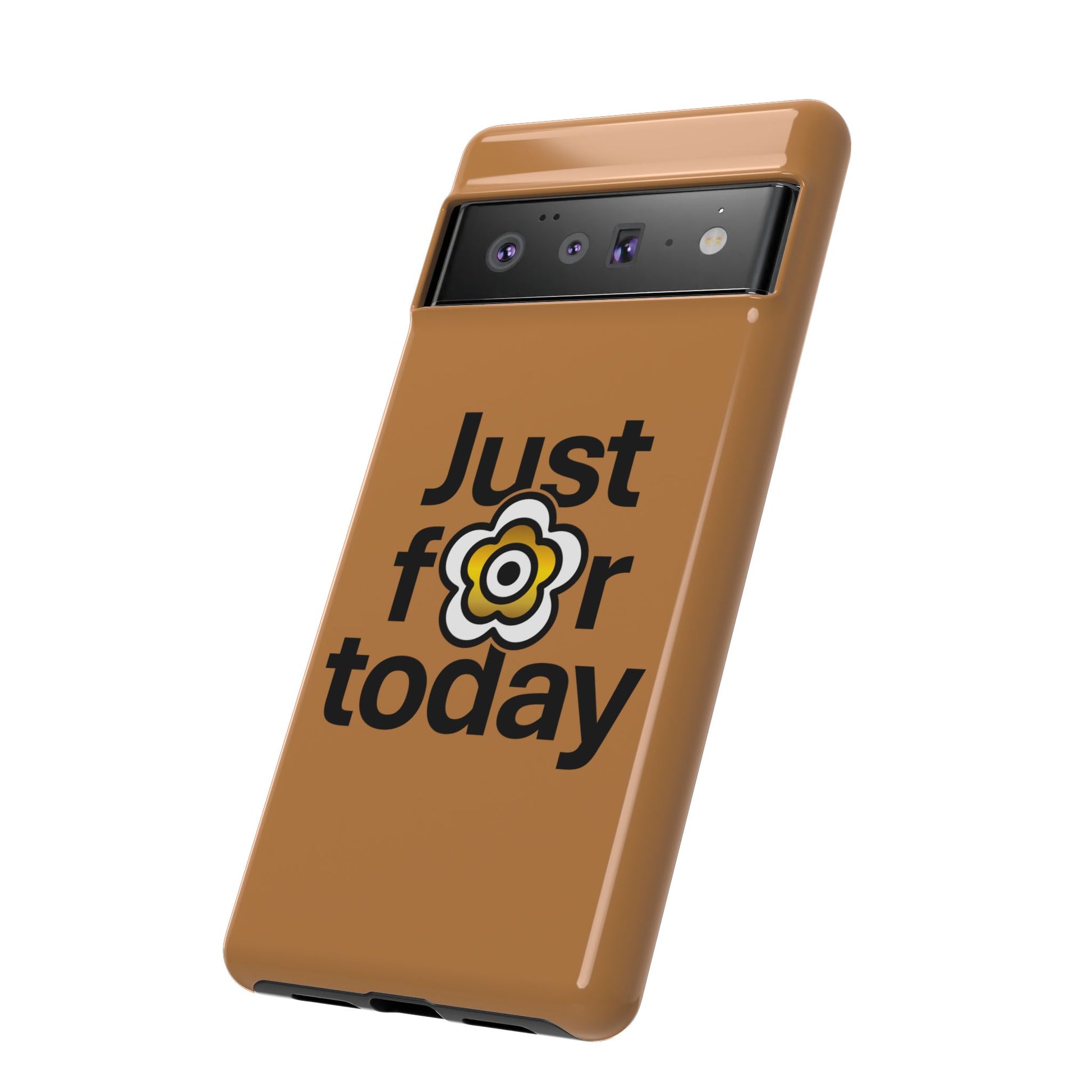 P🌺🌺P2Poppies Just for Today Google Phone Case – Inspirational Recovery Protection