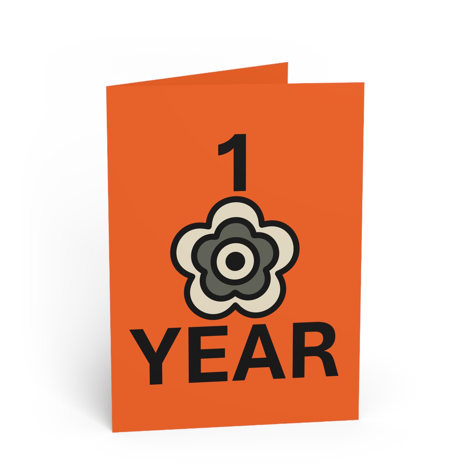 P🌺🌺P2Poppies 1 Year Milestone Greeting Card