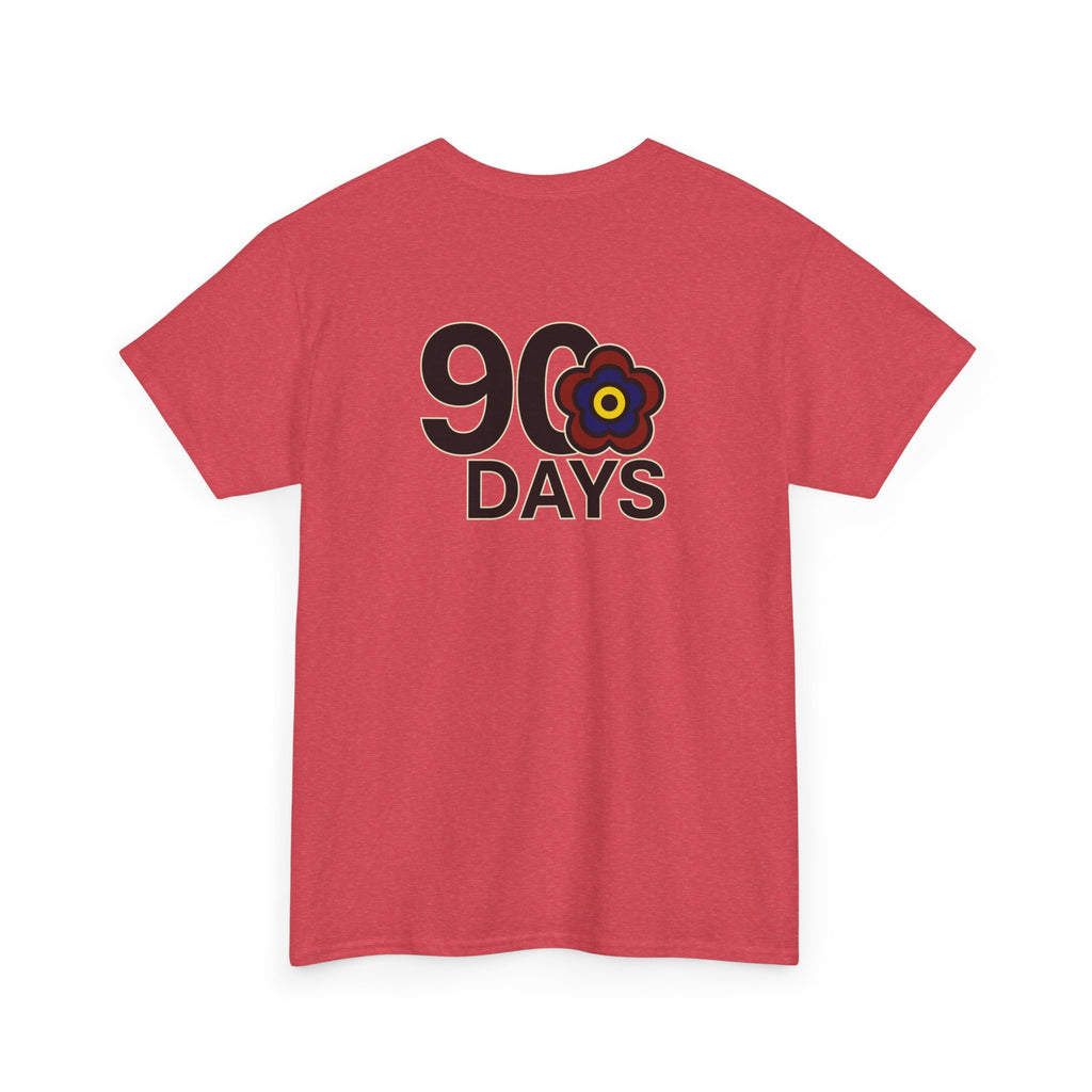 P🌺🌺P2Poppies 90 Days Sober – Motivational Recovery T-Shirt