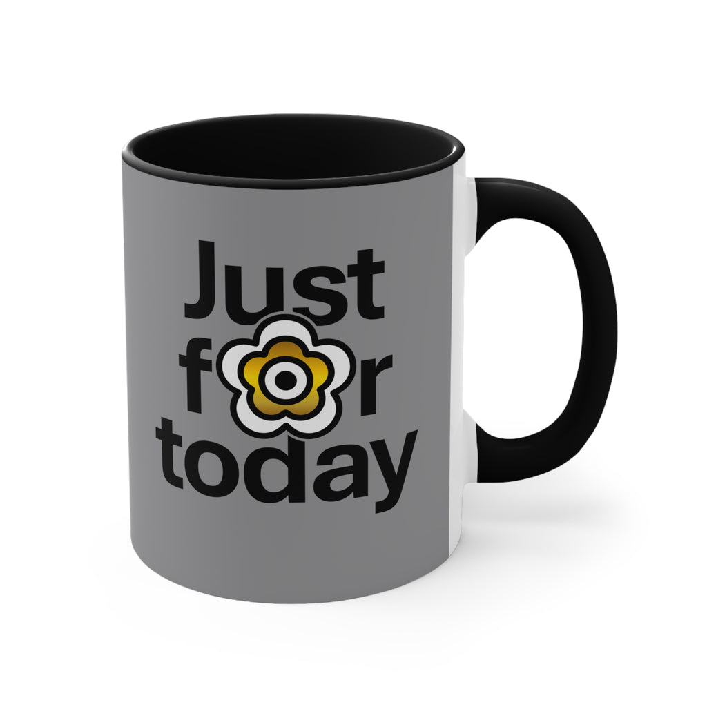 P🌺🌺P2Poppies Just for Today – Motivational Recovery Mug