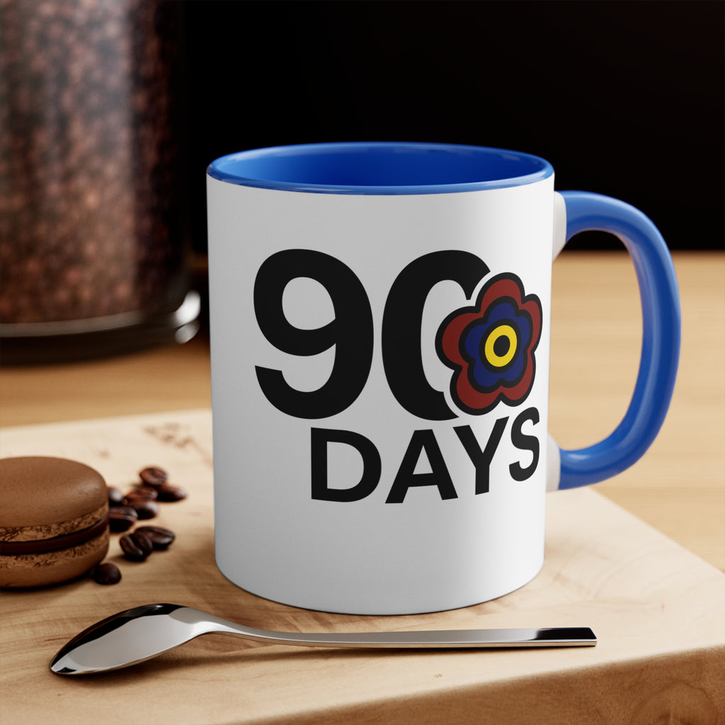 P🌺🌺P2Poppies 90 Days – Motivational Recovery Mug