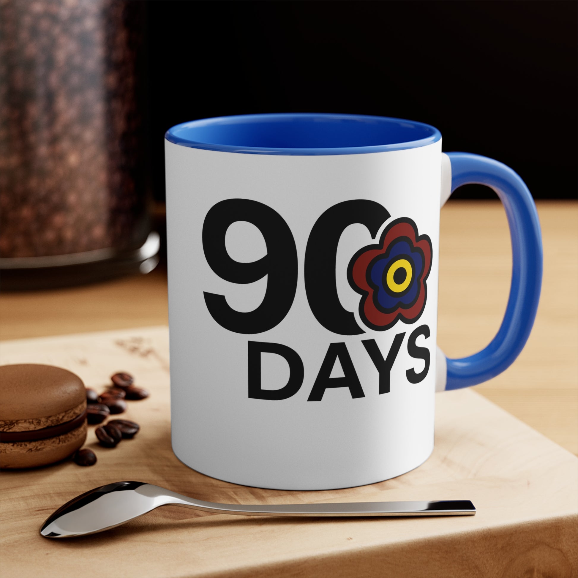 P🌺🌺P2Poppies 90 Days – Motivational Recovery Mug