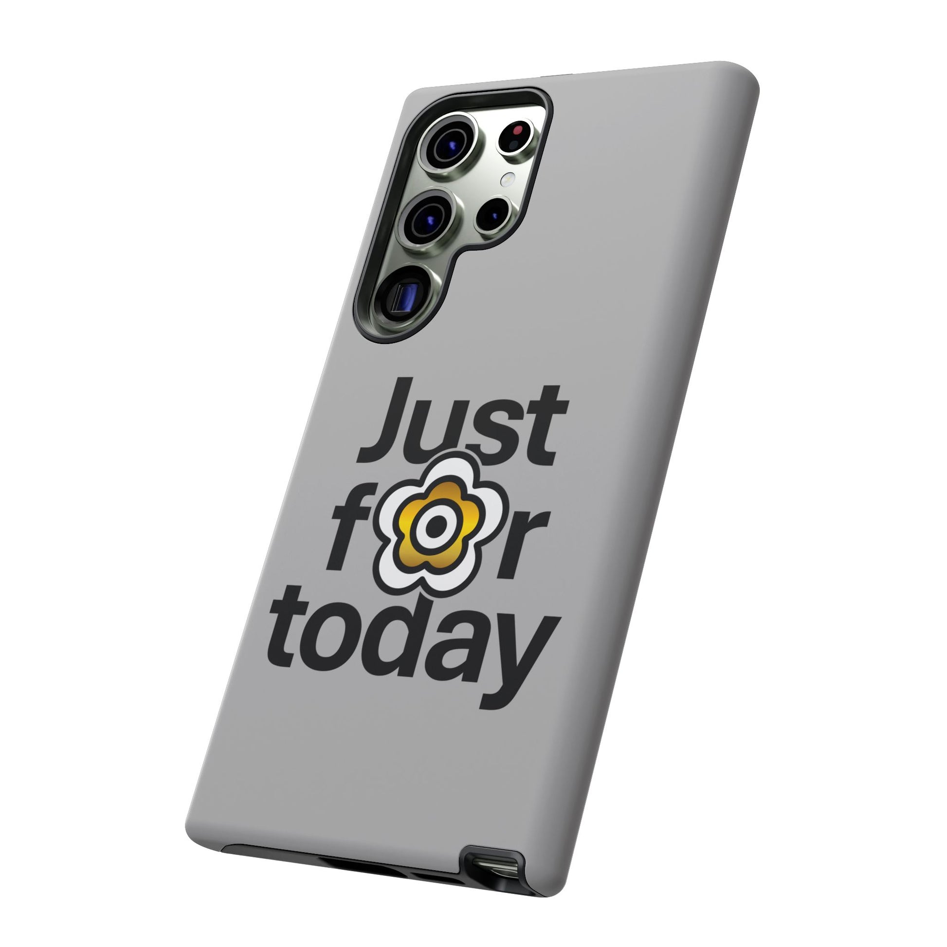 P🌺🌺P2Poppies Just for Today Samsung Phone Case – Inspirational Recovery Protection