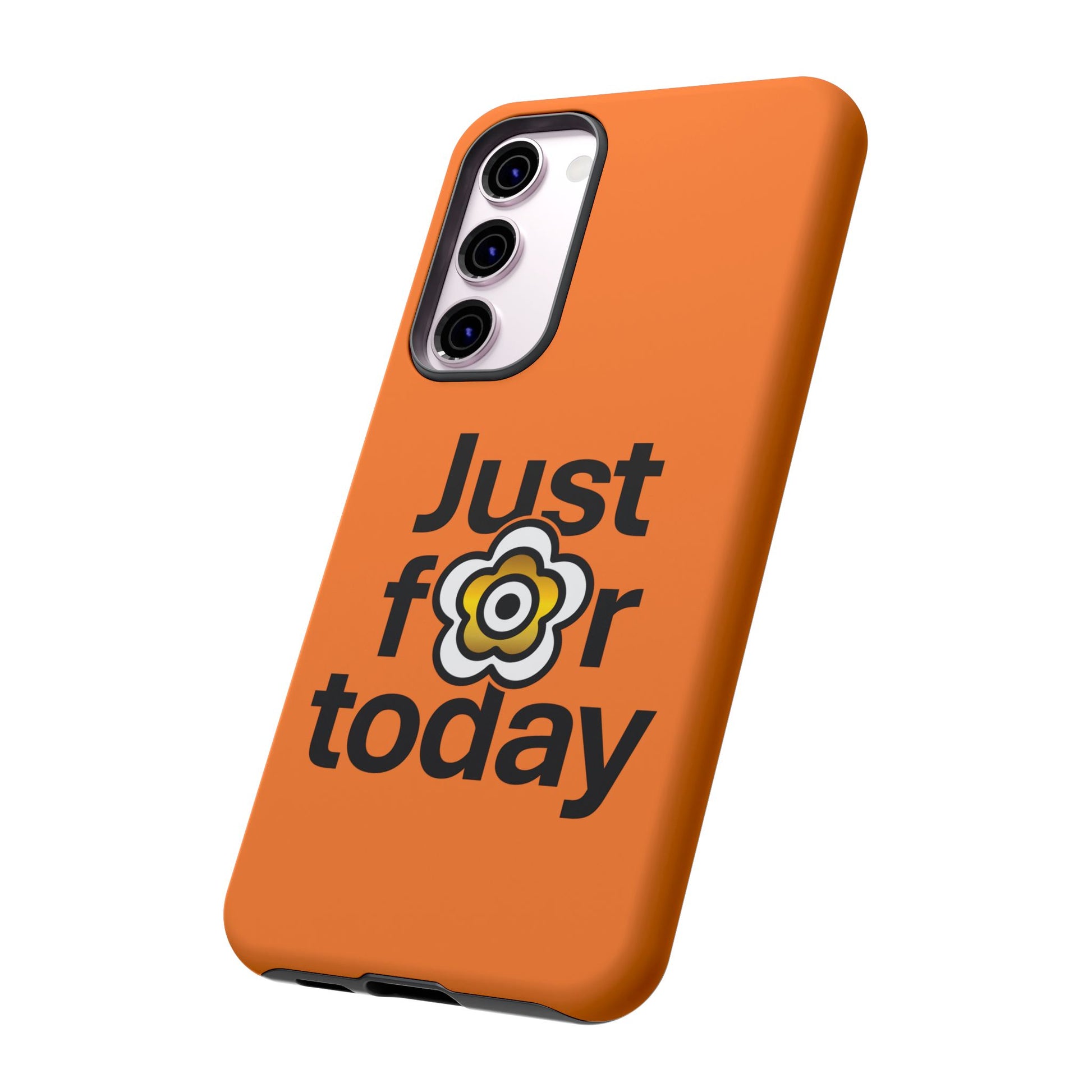 P🌺🌺P2Poppies Just for Today Samsung Phone Case – Inspirational Recovery Protection