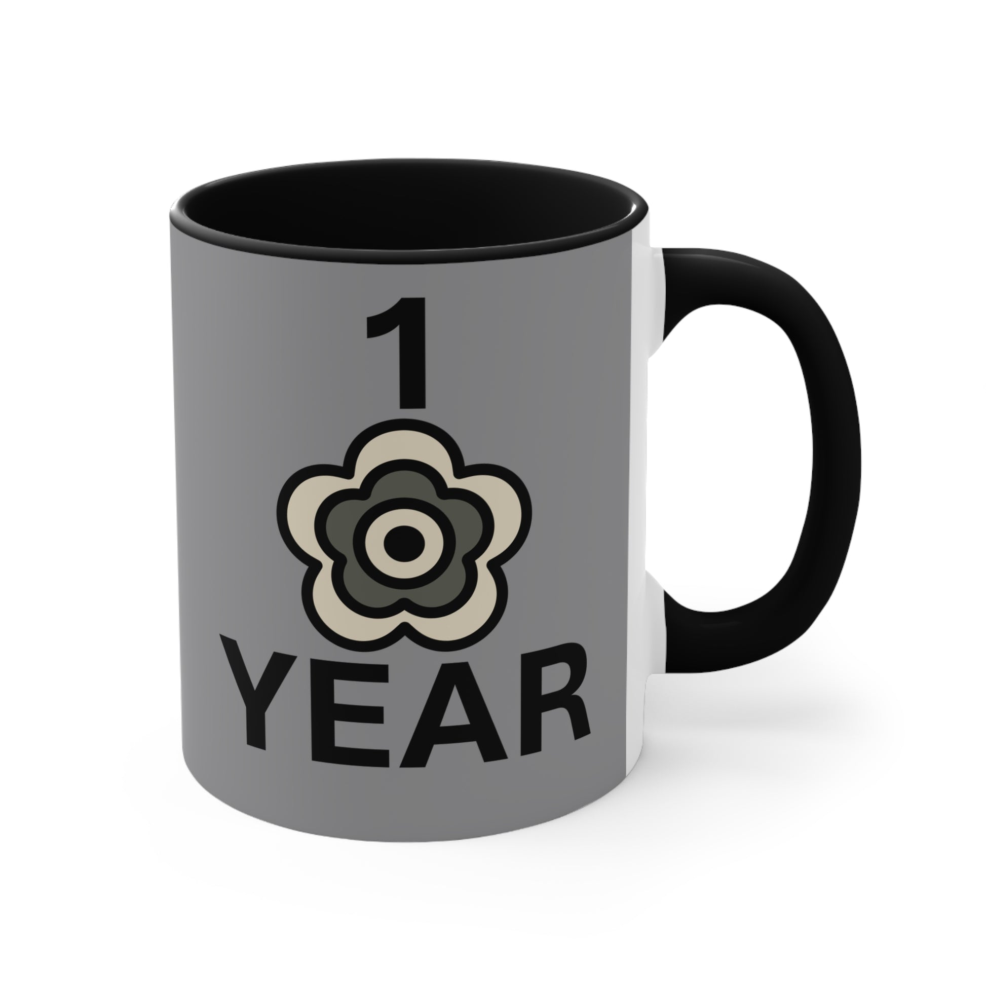 P🌺🌺P2Poppies 1 Year – Motivational Recovery Mug