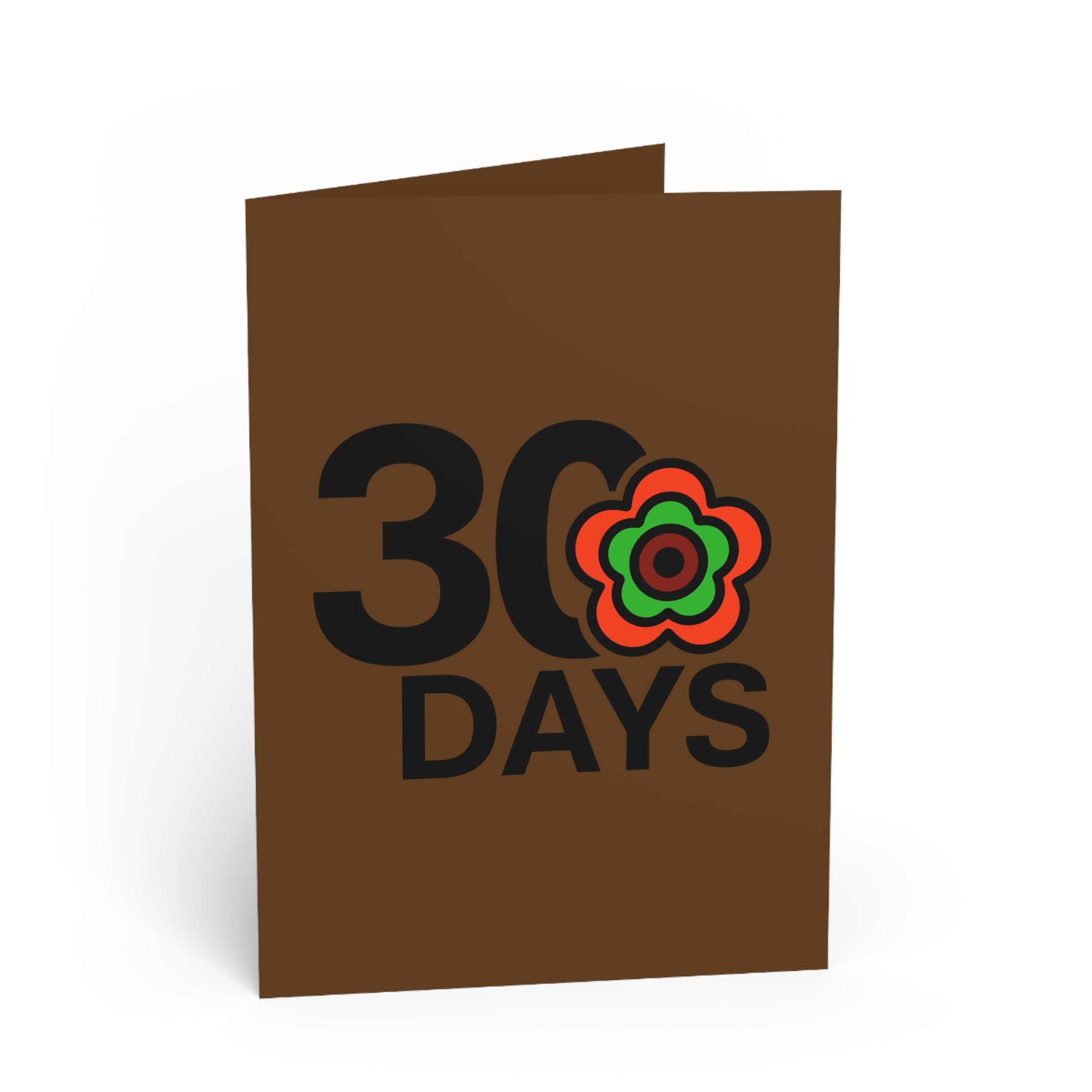 P🌺🌺P2Poppies 30 Days Milestone Greeting Card