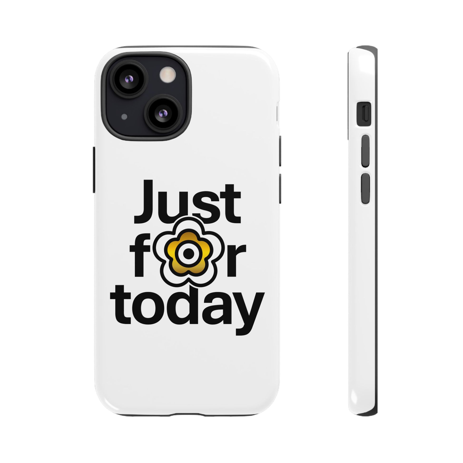 P🌺🌺P2Poppies Just for Today i-Phone Case – Inspirational Recovery Protection