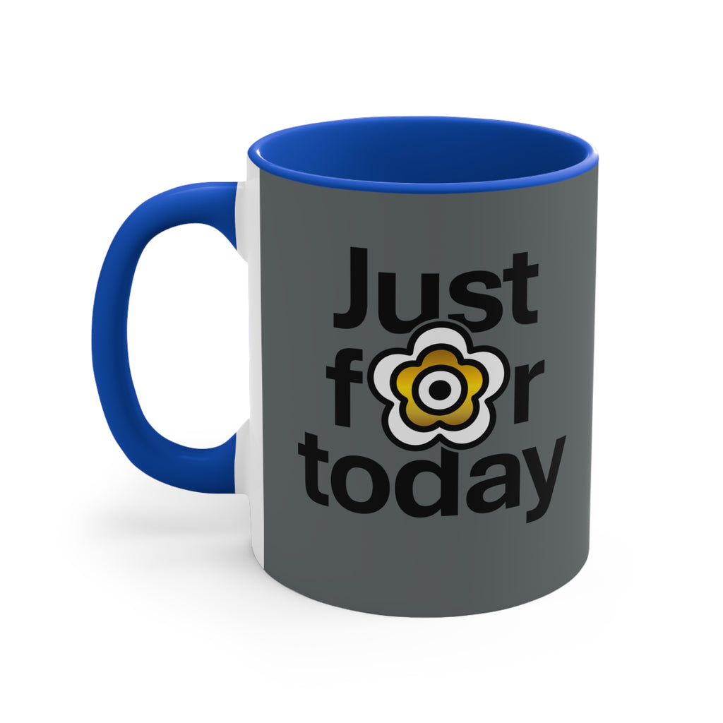 P🌺🌺P2Poppies Just for Today – Motivational Recovery Mug