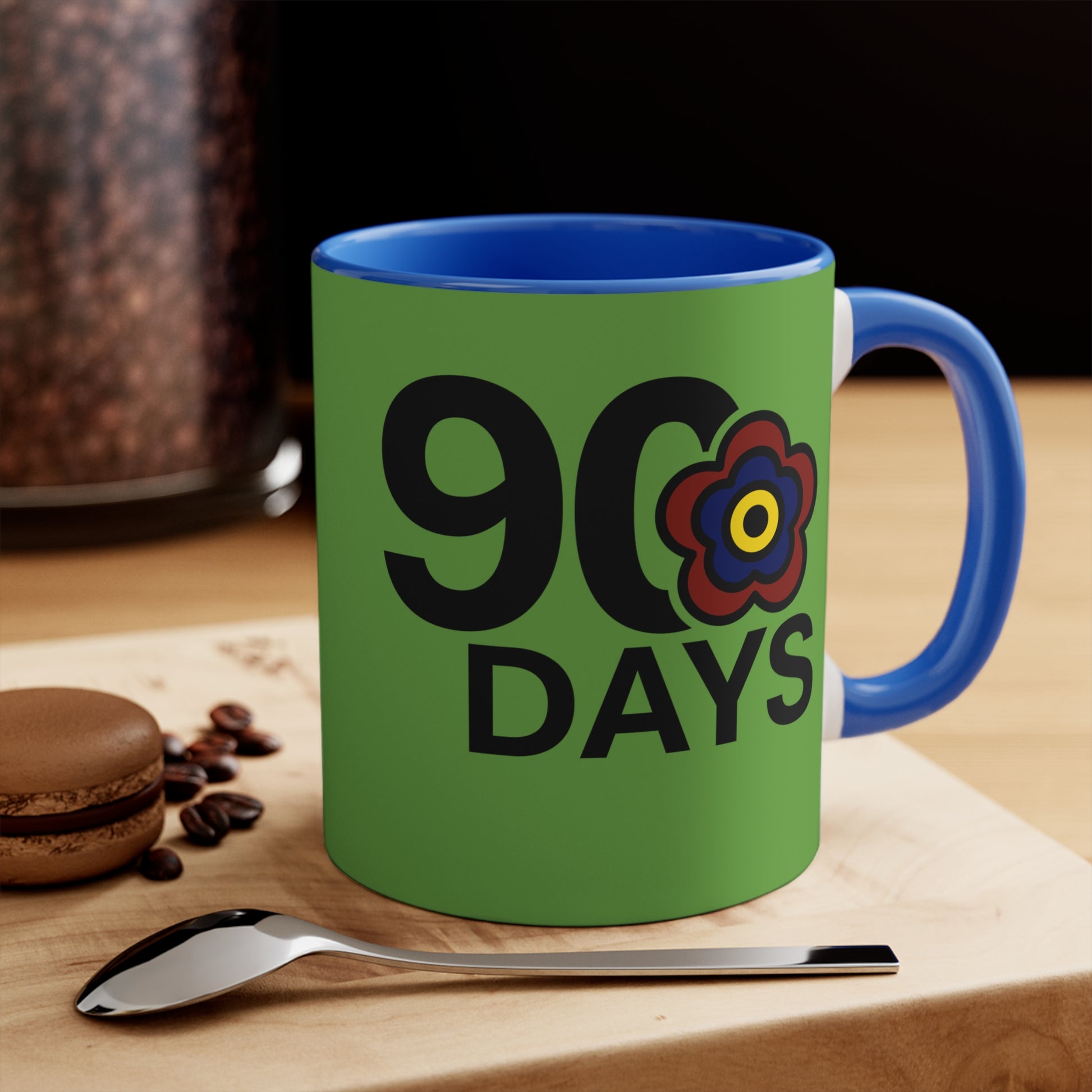 P🌺🌺P2Poppies 90 Days – Motivational Recovery Mug