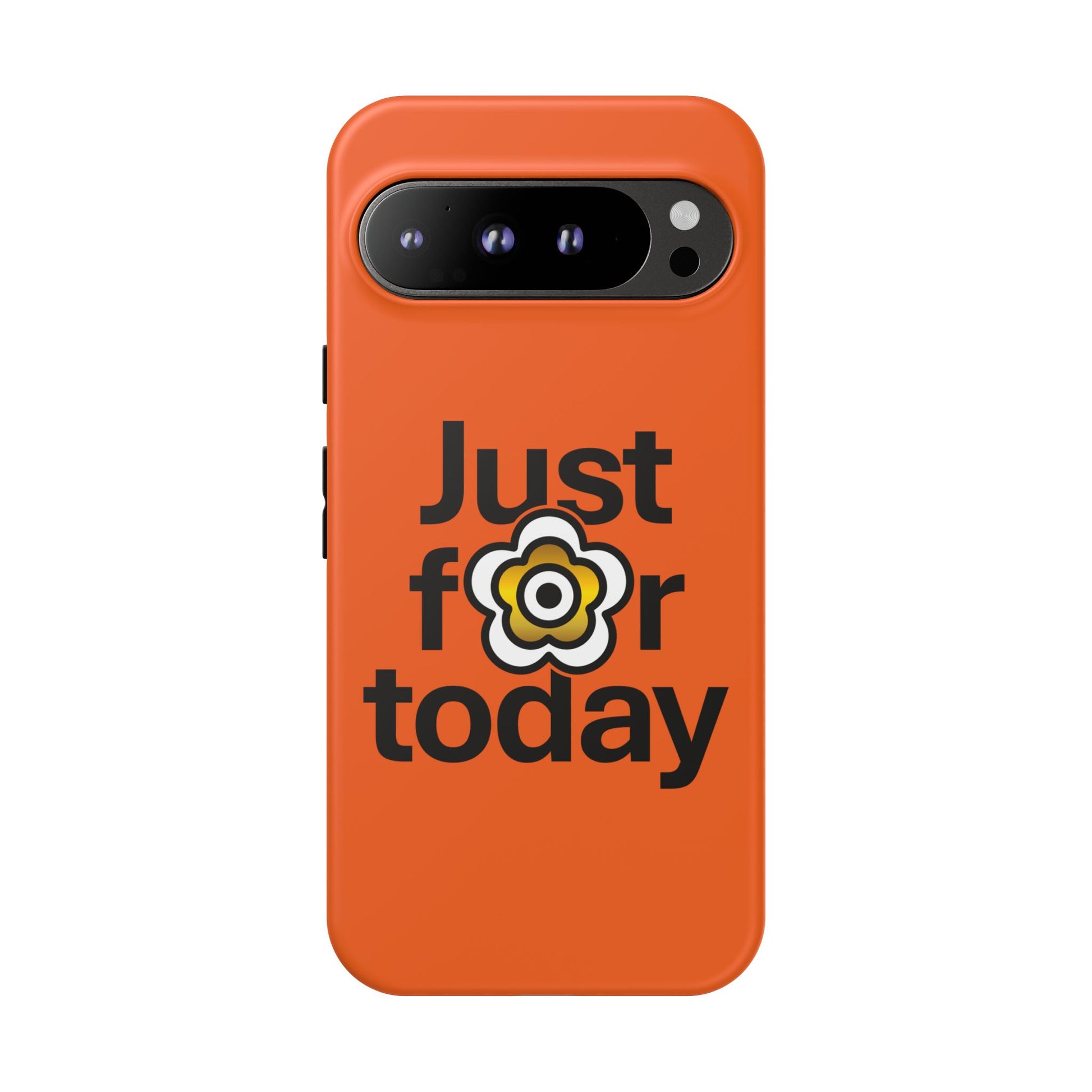 P🌺🌺P2Poppies Just for Today Google Phone Case – Inspirational Recovery Protection