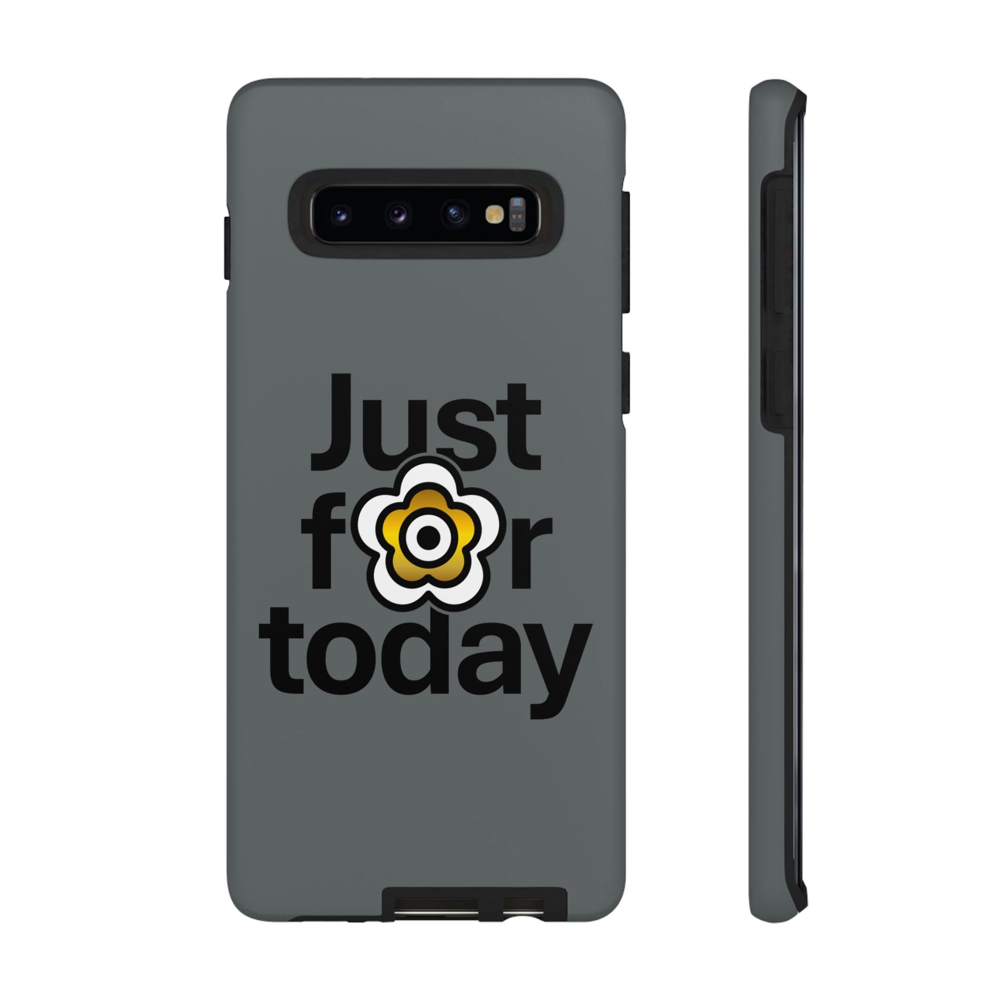 P🌺🌺P2Poppies Just for Today Samsung Phone Case – Inspirational Recovery Protection