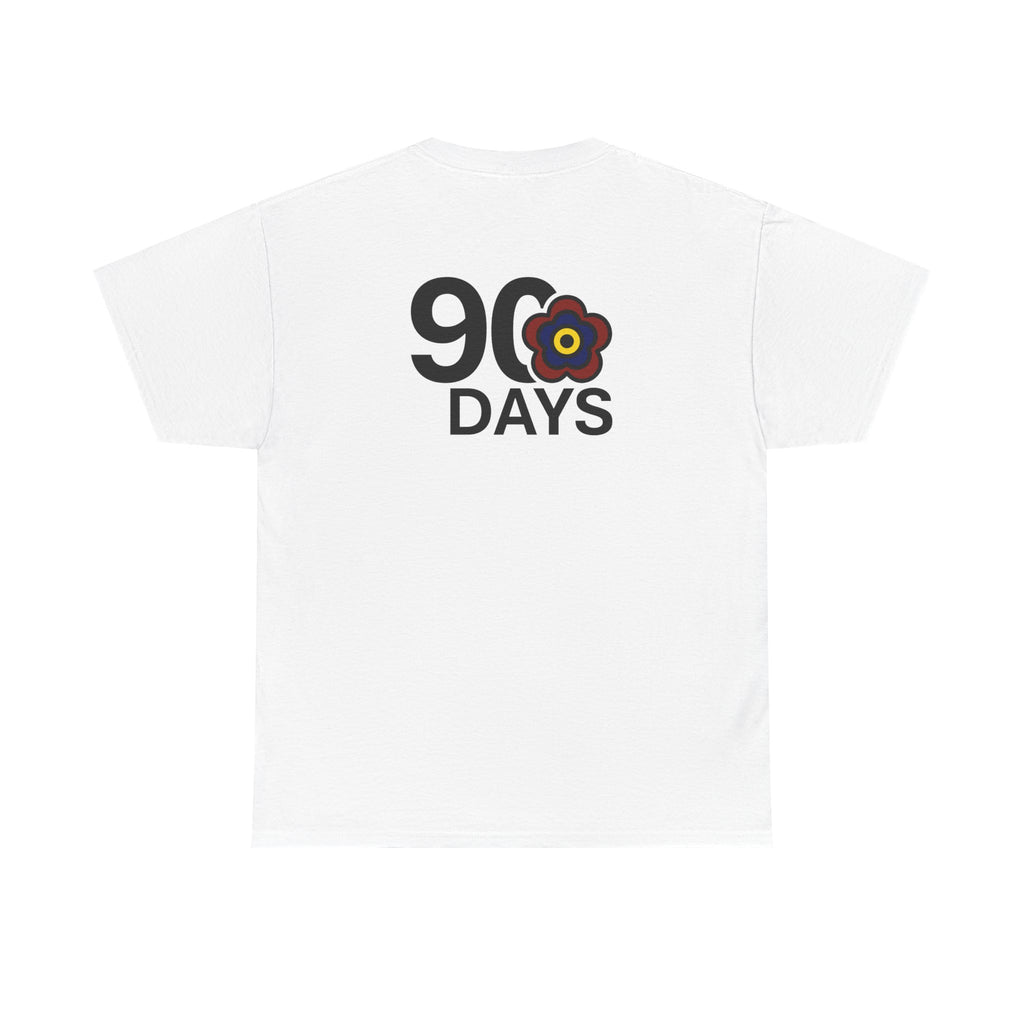 P🌺🌺P2Poppies 90 Days Sober – Motivational Recovery T-Shirt