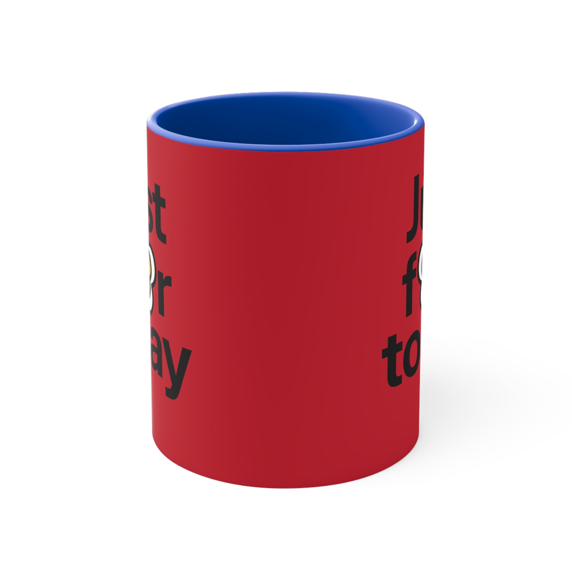 P🌺🌺P2Poppies Just for Today – Motivational Recovery Mug