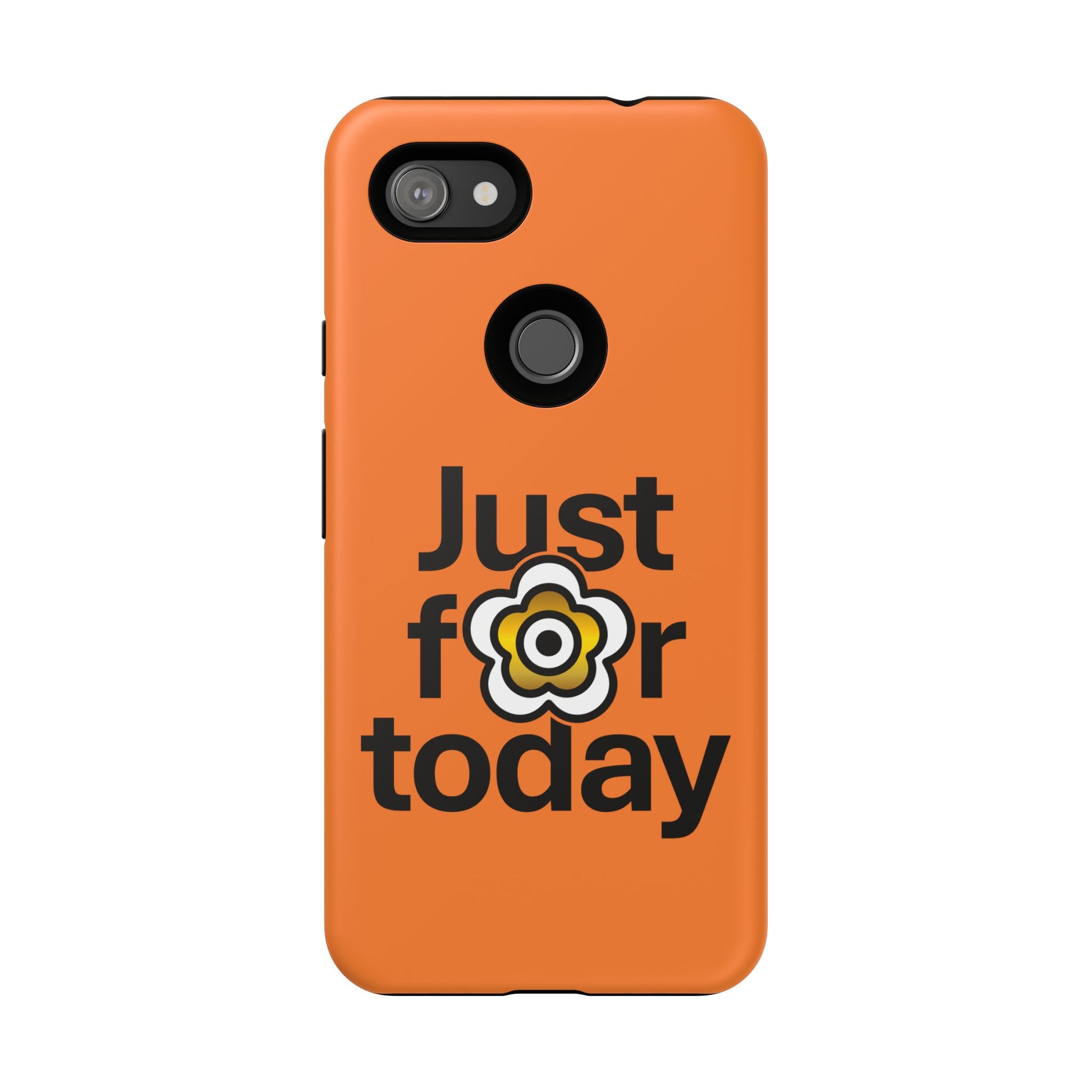 P🌺🌺P2Poppies Just for Today Google Phone Case – Inspirational Recovery Protection