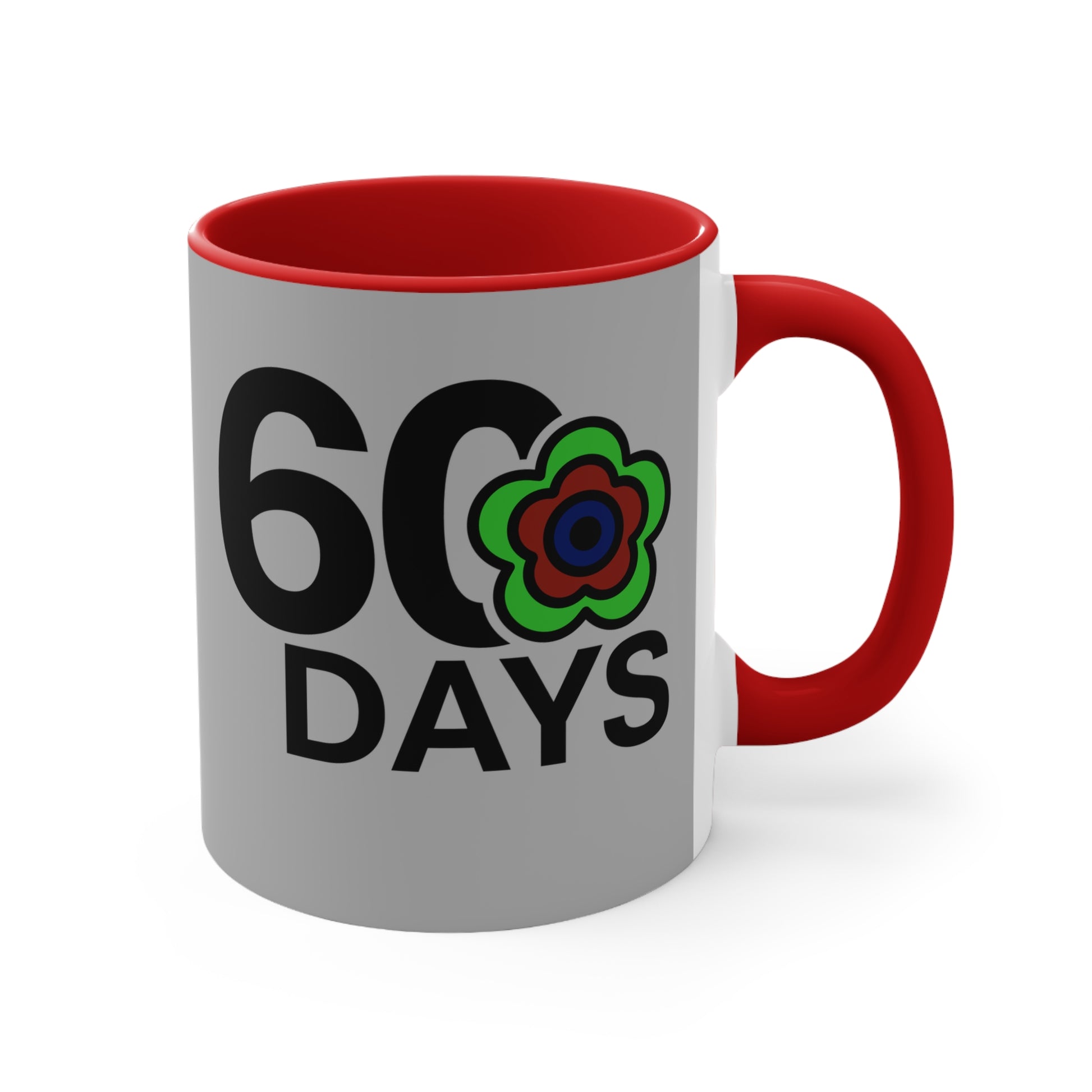 P🌺🌺P2Poppies 60 Days – Motivational Recovery Mug