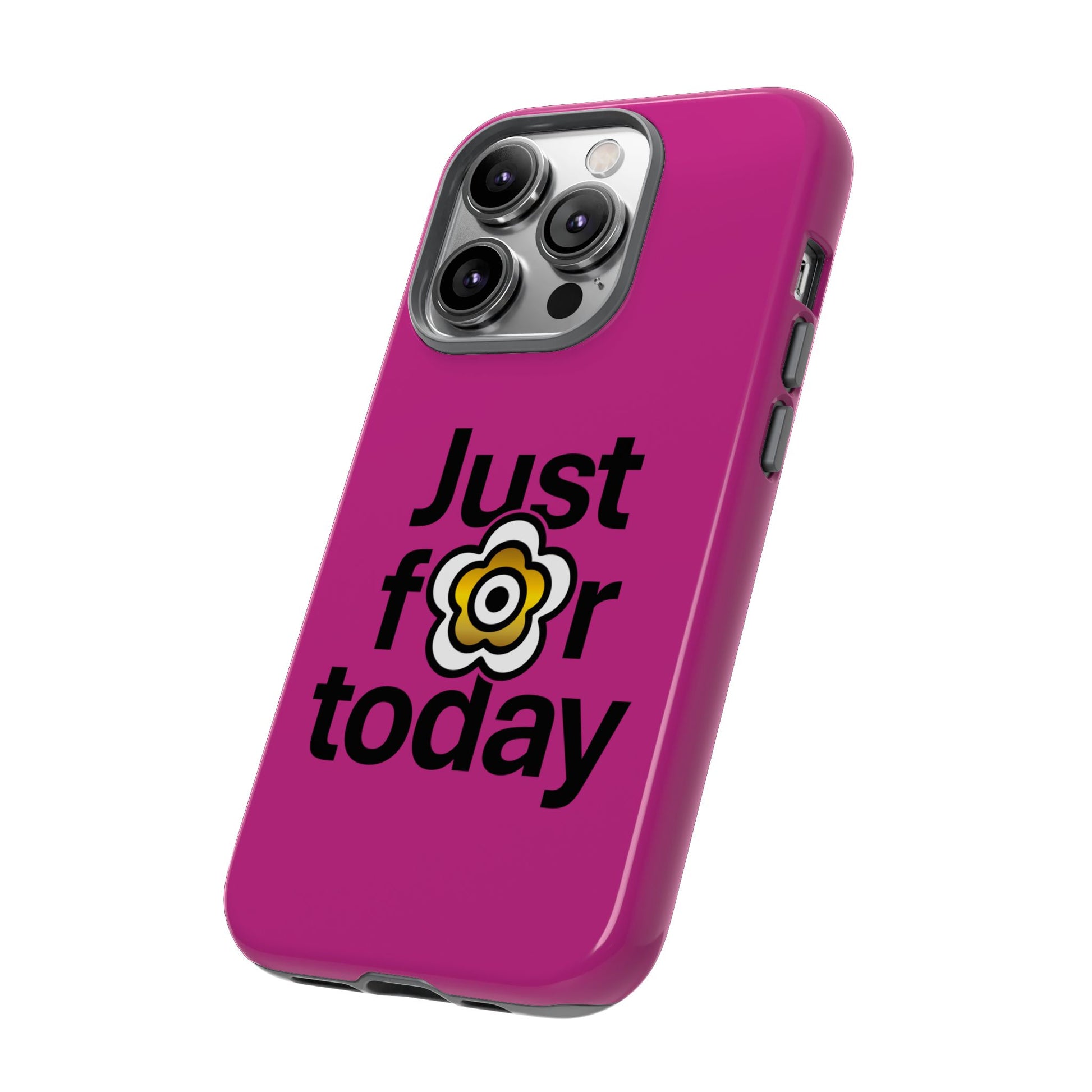 P🌺🌺P2Poppies Just for Today i-Phone Case – Inspirational Recovery Protection