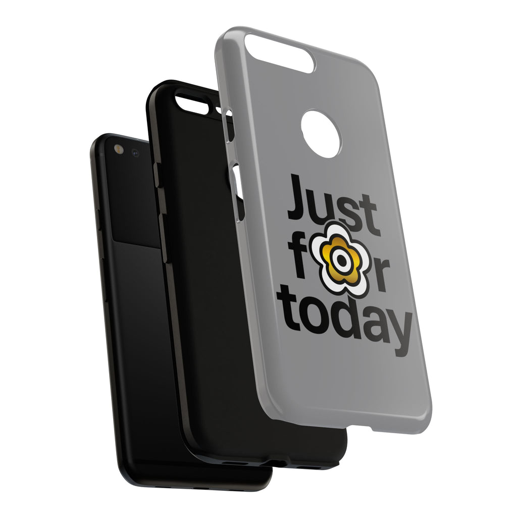 P🌺🌺P2Poppies Just for Today Google Phone Case – Inspirational Recovery Protection